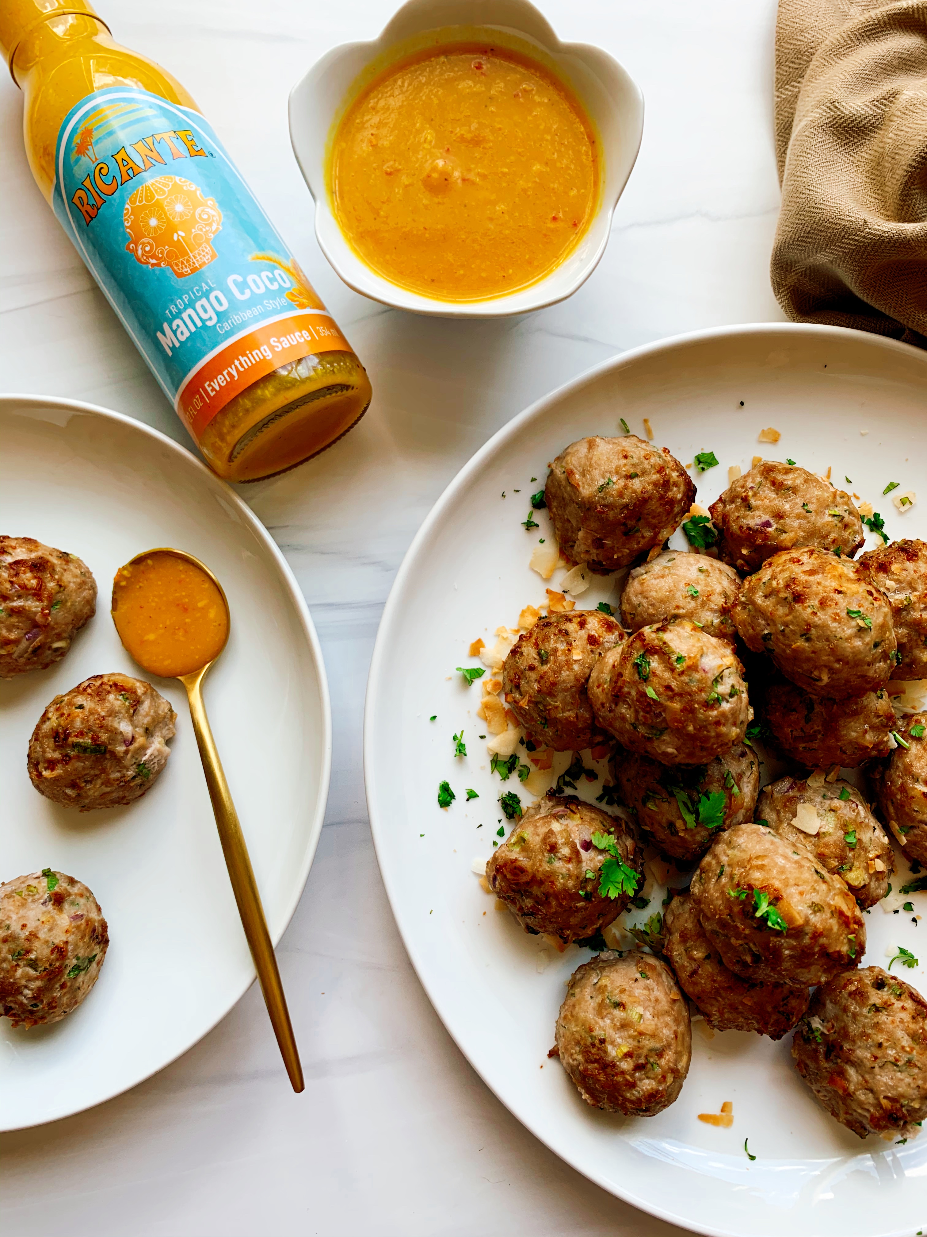 Mango Coco Turkey Meatballs