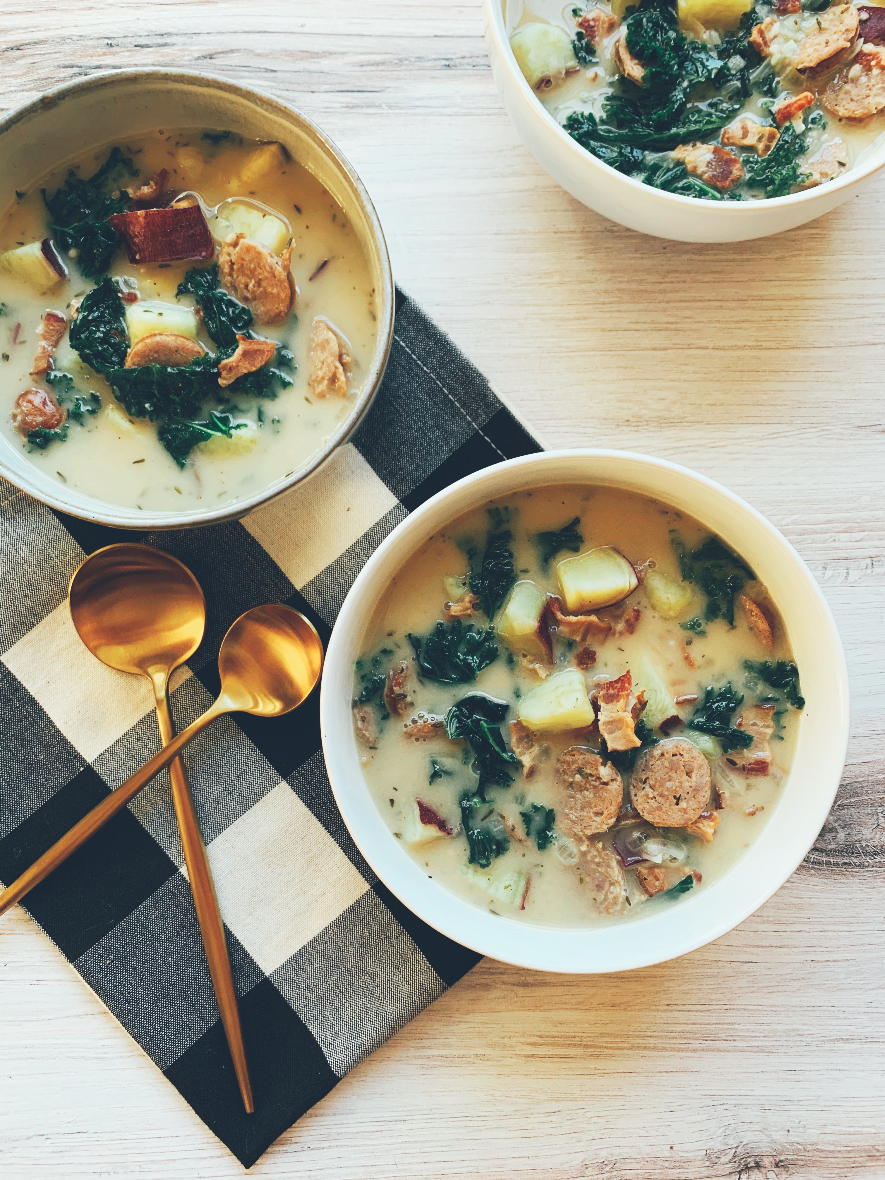 Creamy Sausage & Potato Soup