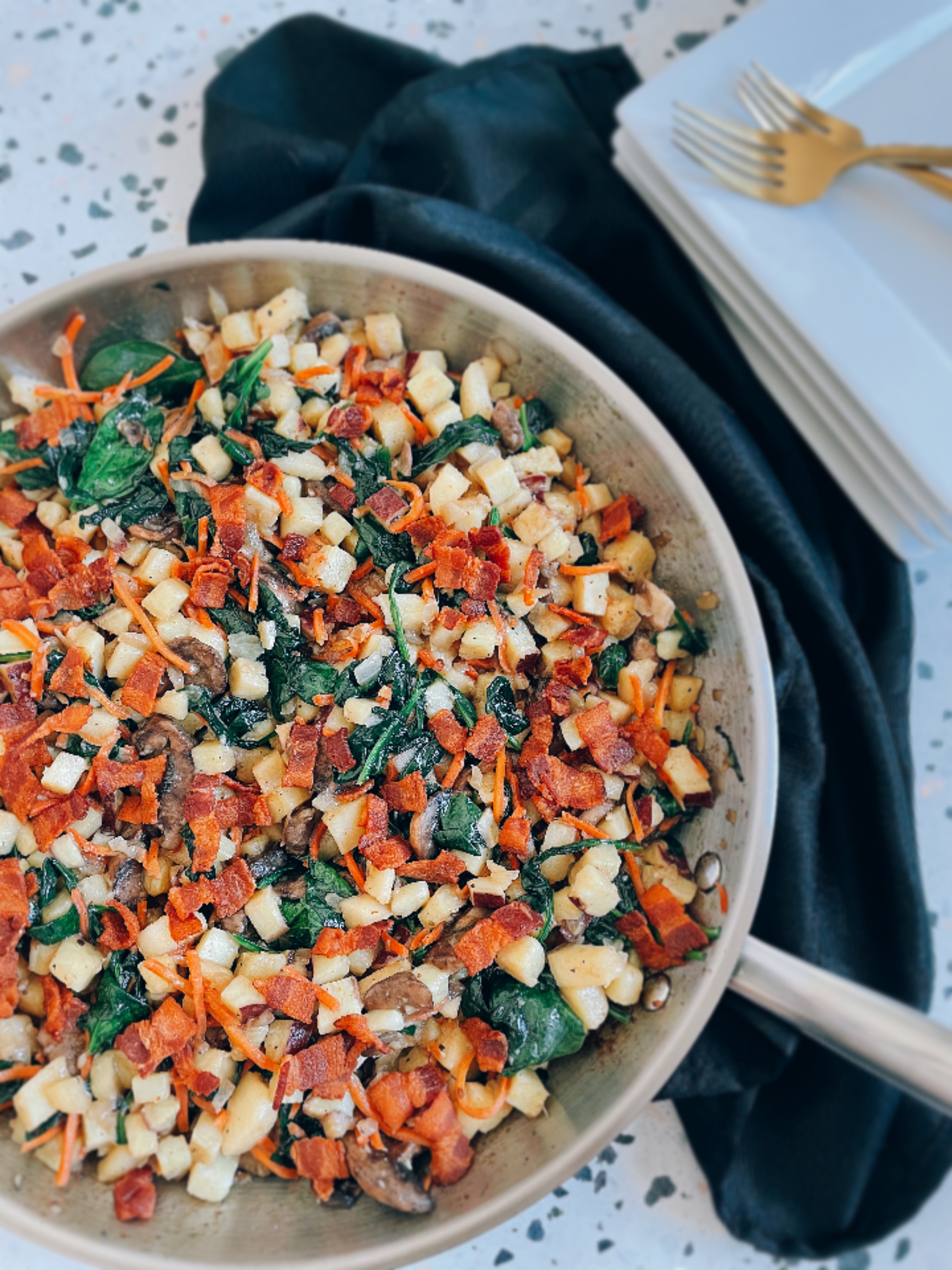 Bacon & Sweet Potato Hash