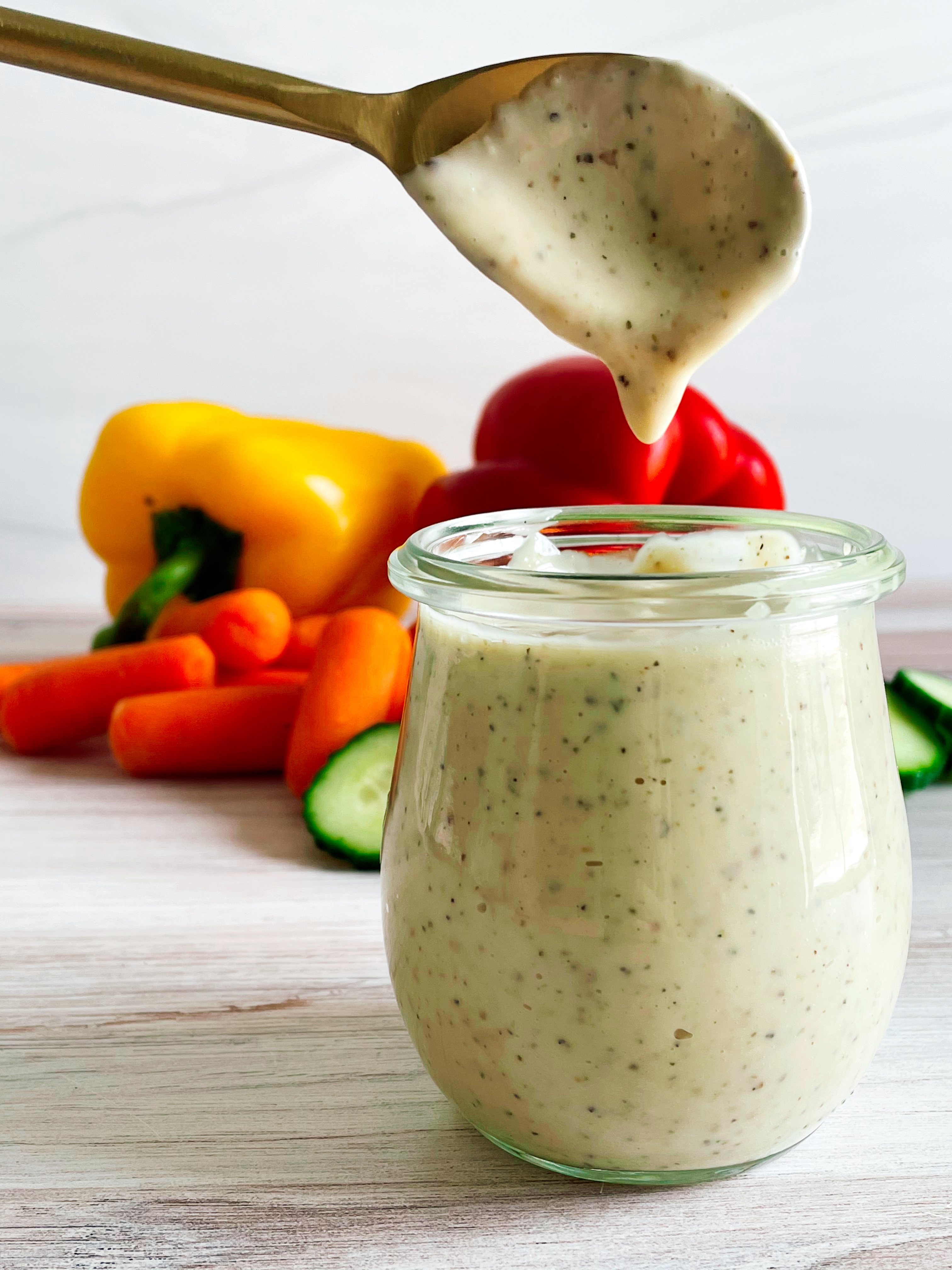 Creamy Garlic Balsamic Dressing