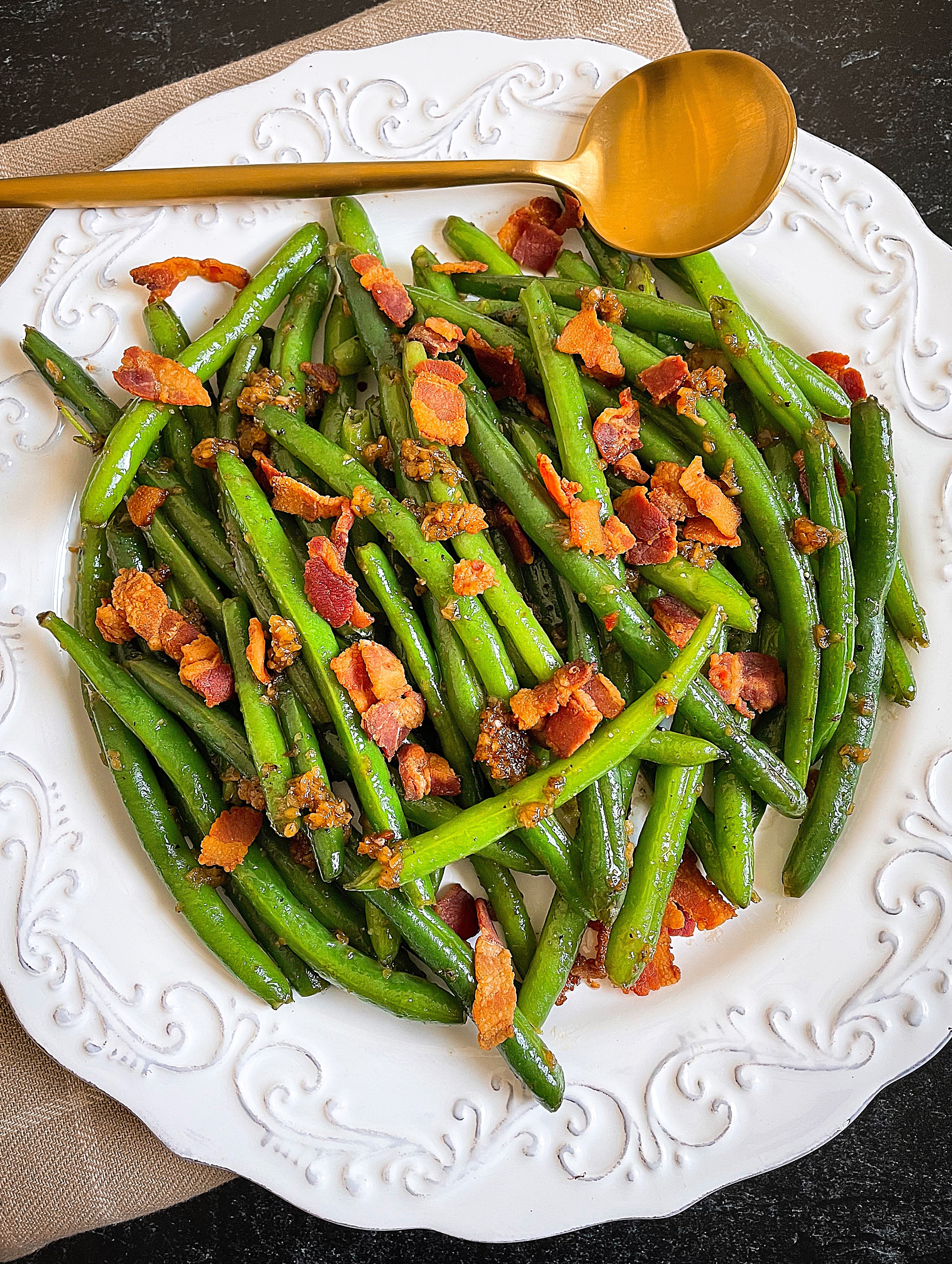 Garlic Green Beans & Bacon