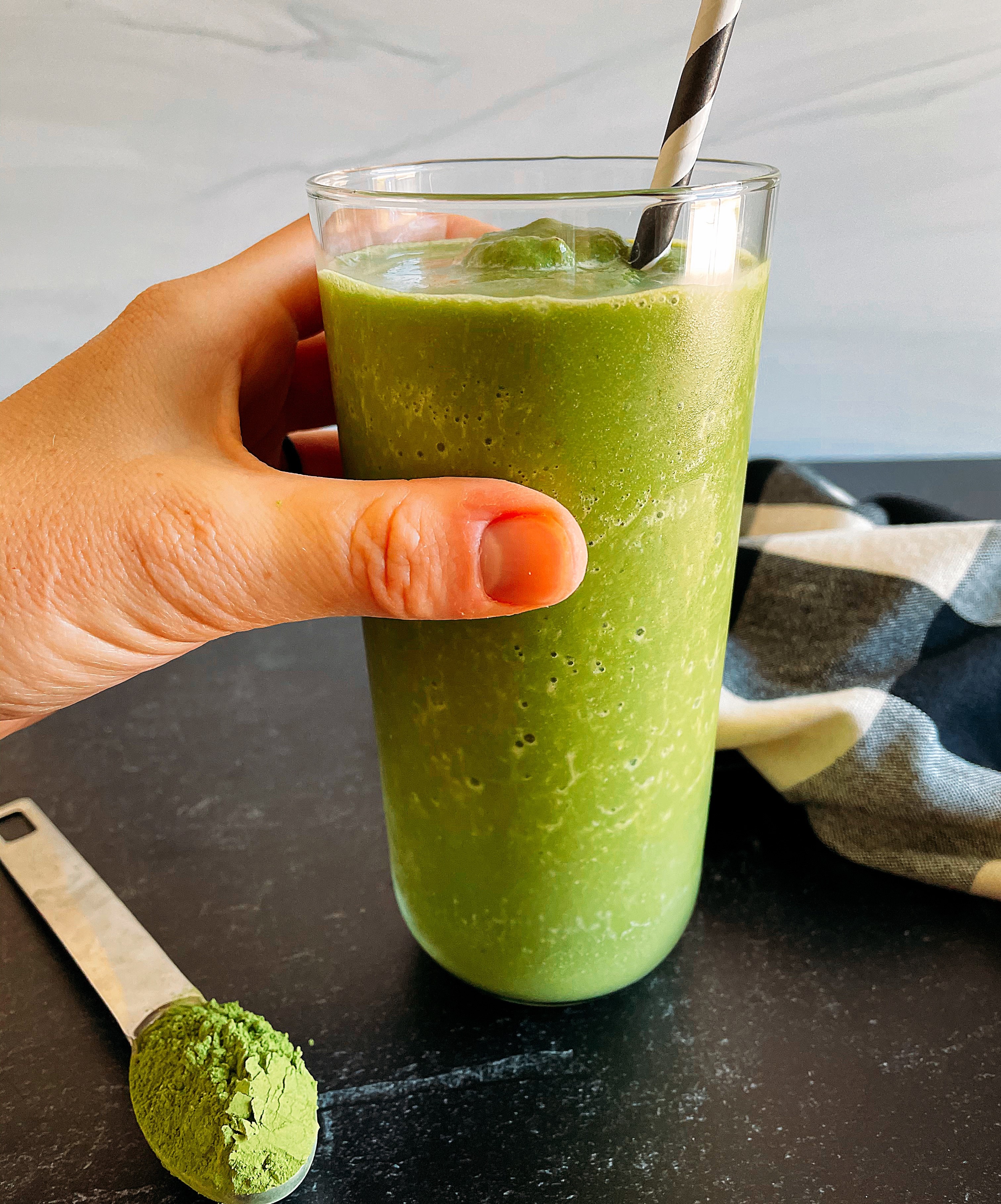 Blended Matcha Latte