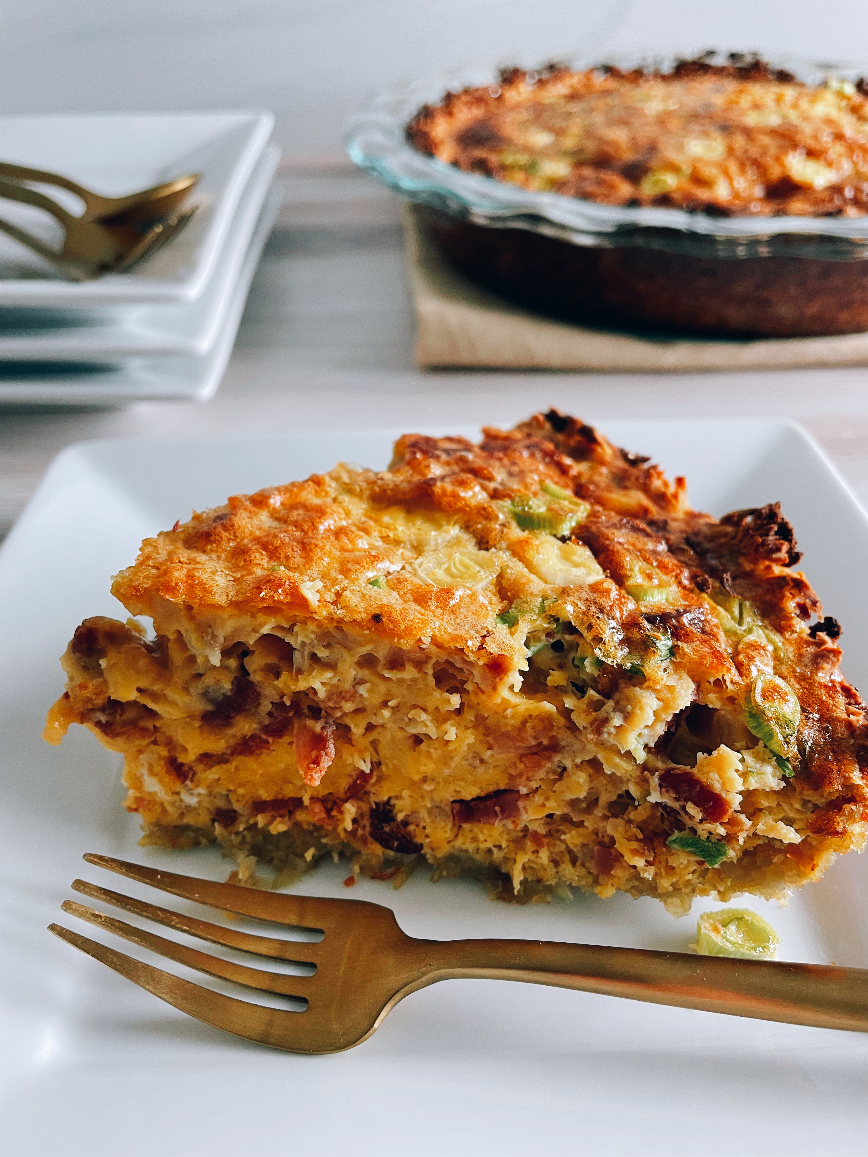 Bacon & Hashbrown Egg Bake