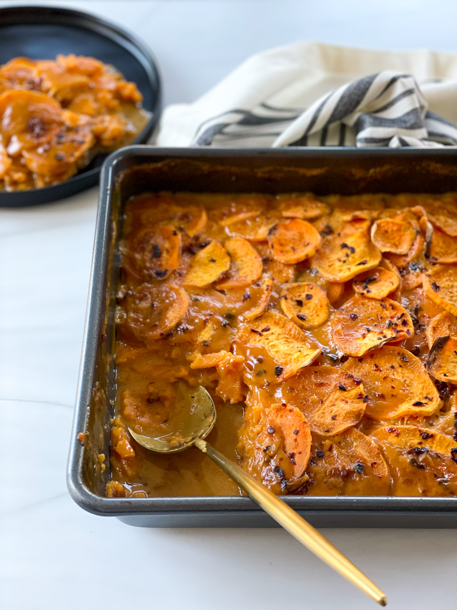 Chipotle Scalloped Sweet Potatoes