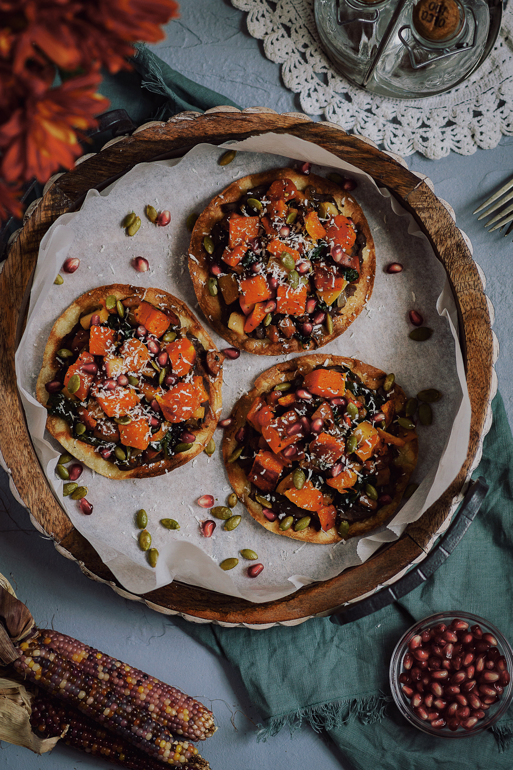 Butternut Squash Tostadas