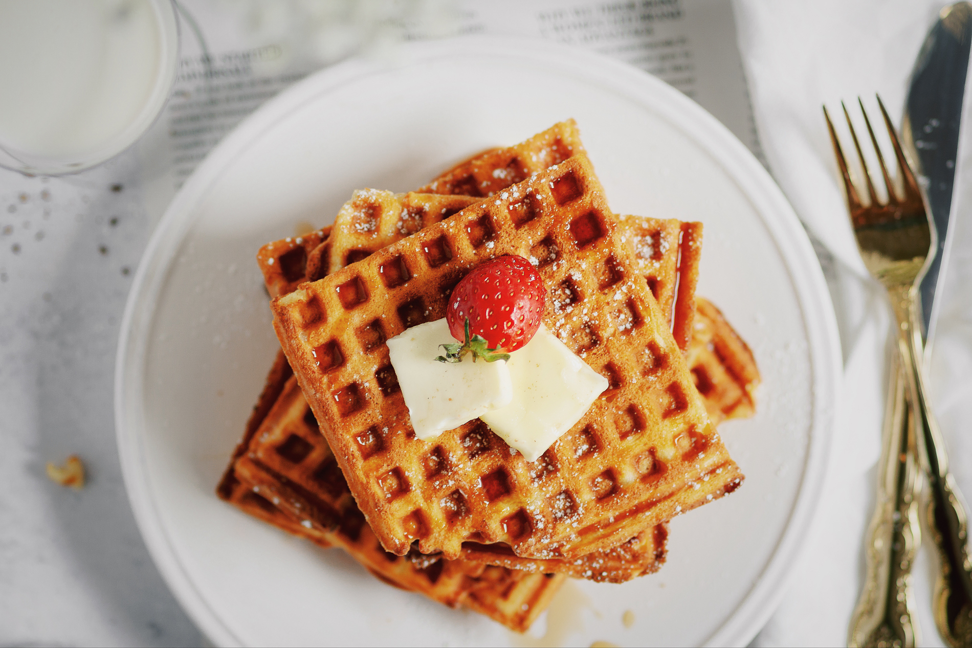 Mimo's Fluffy Waffles