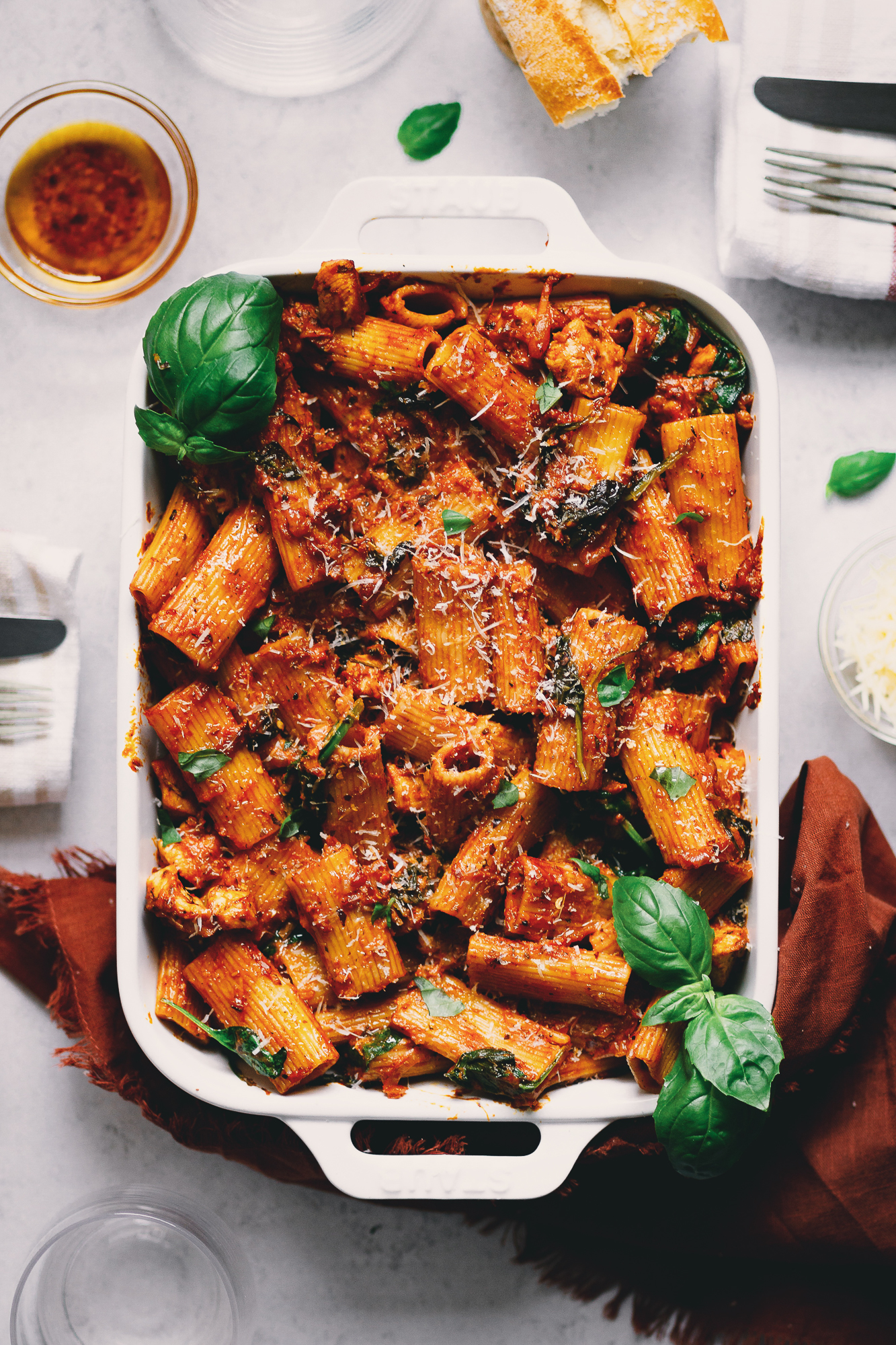 Cheesy Chicken Rigatoni