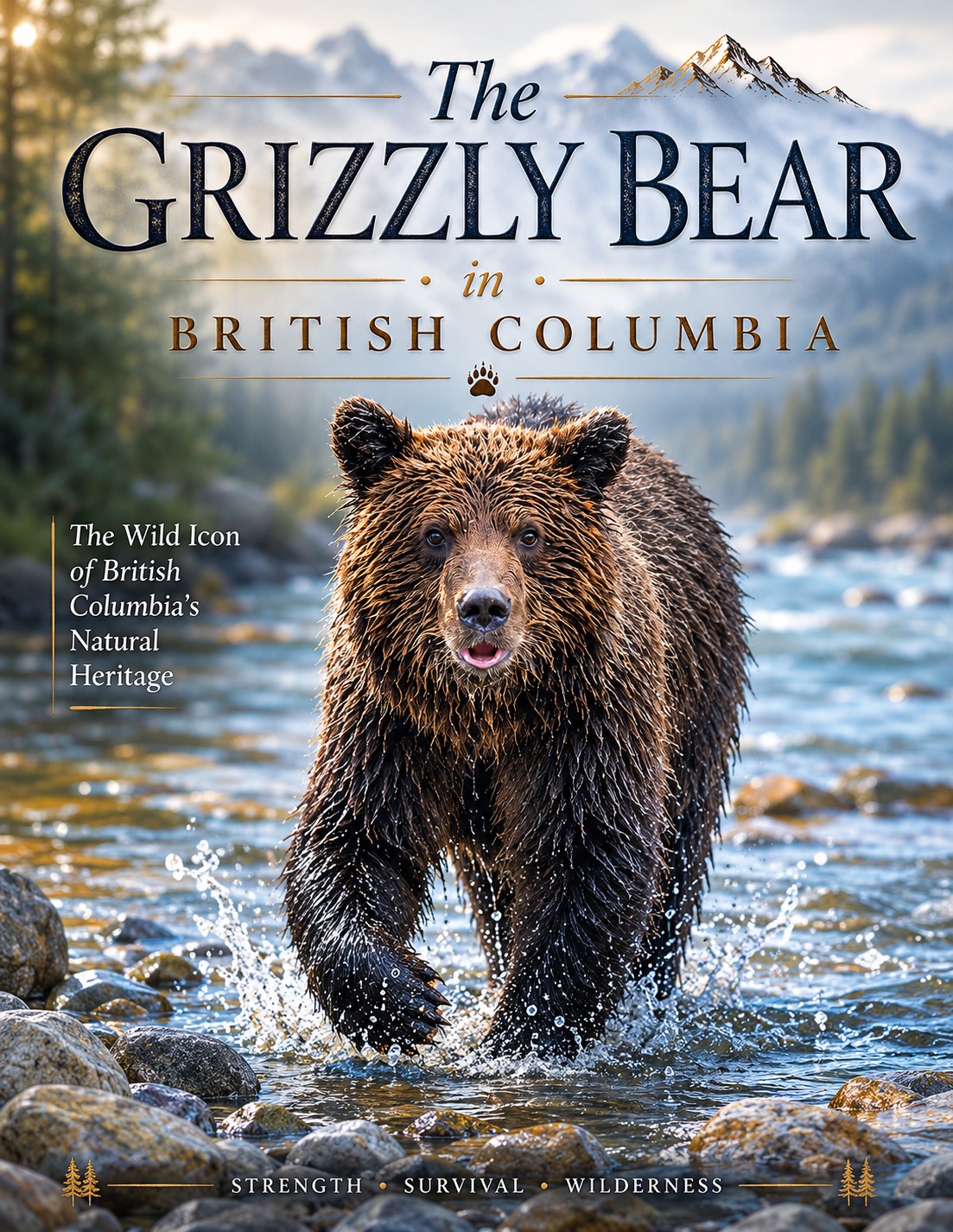The Grizzly Bear book cover by Jos Krynen