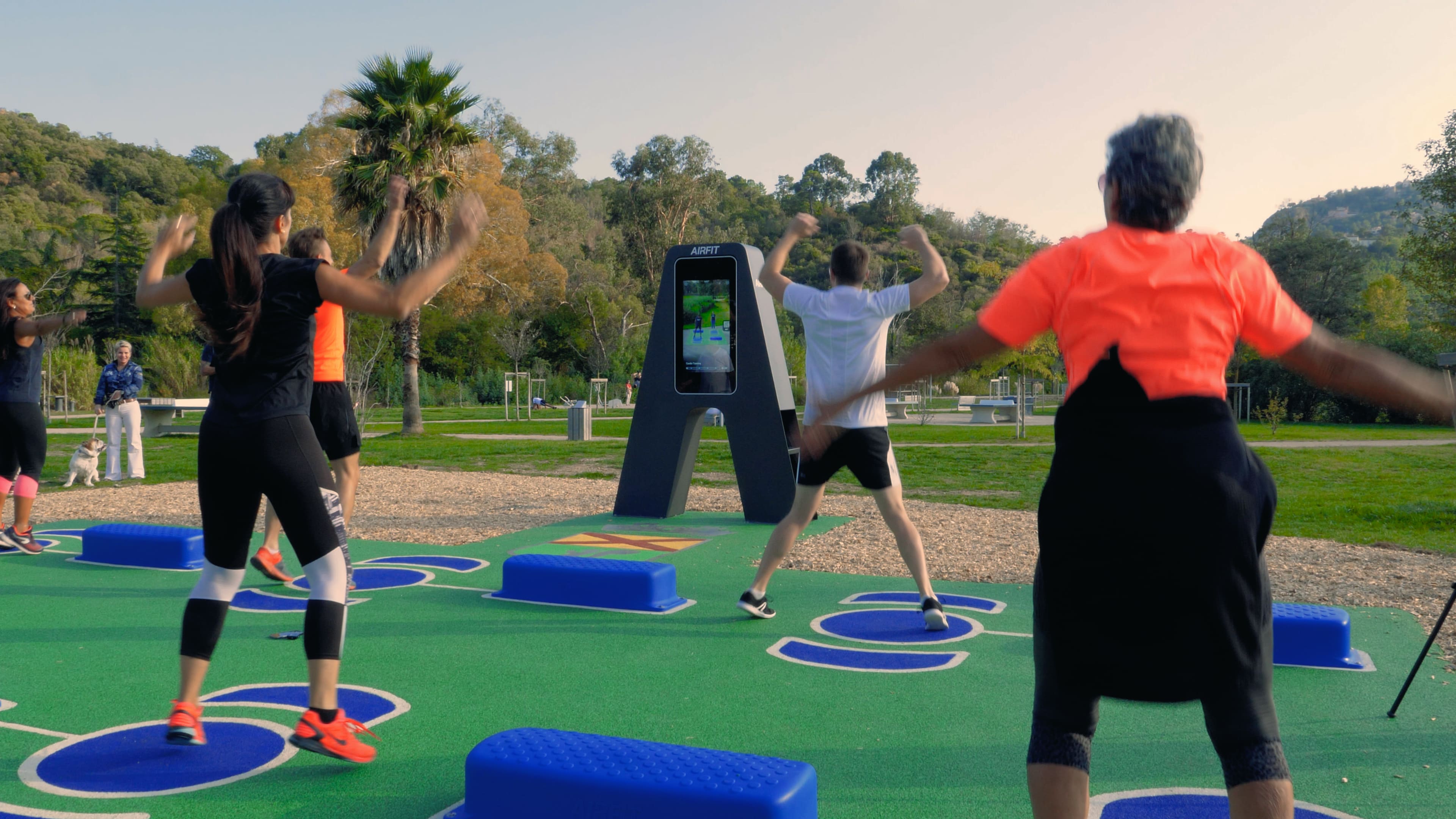 Séance en action sur l'Arena AirFit à Mandelieu-la-Napoule