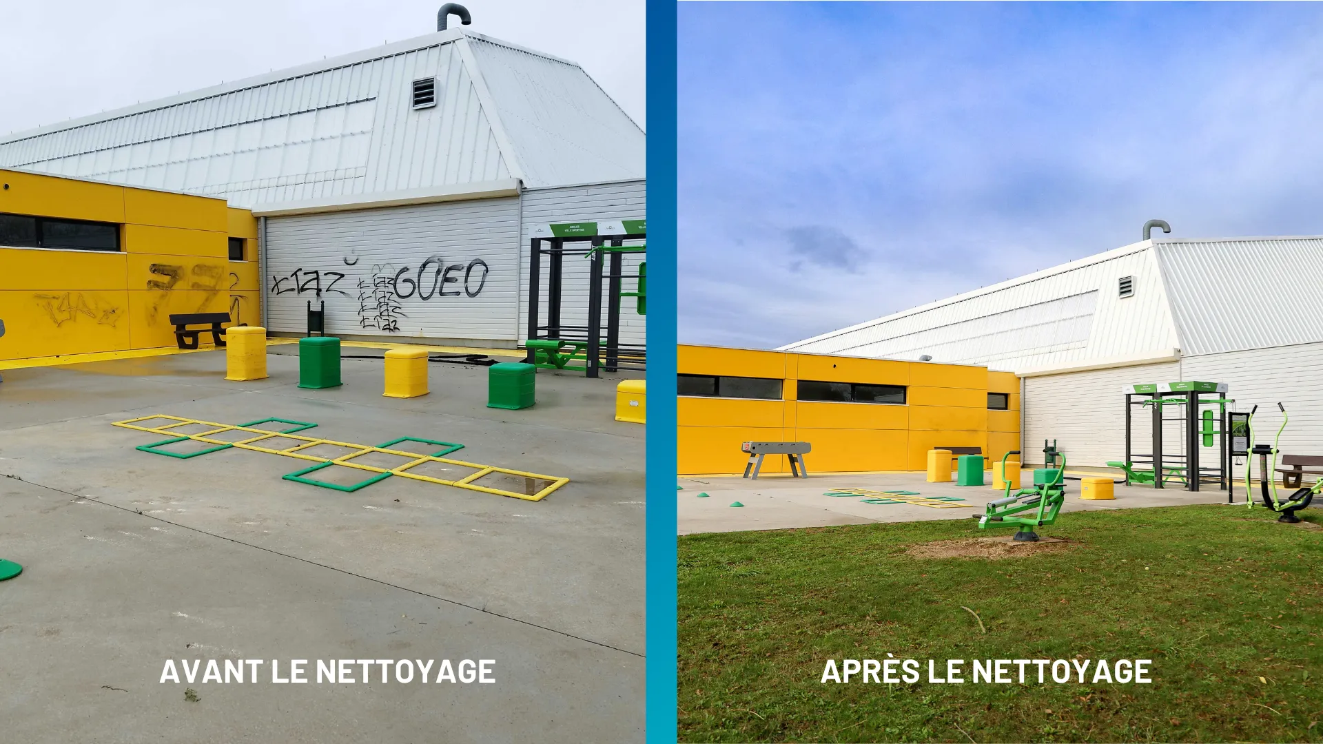 Travail de de coordination et d'équilibre sur les anneaux de motricité AirFit