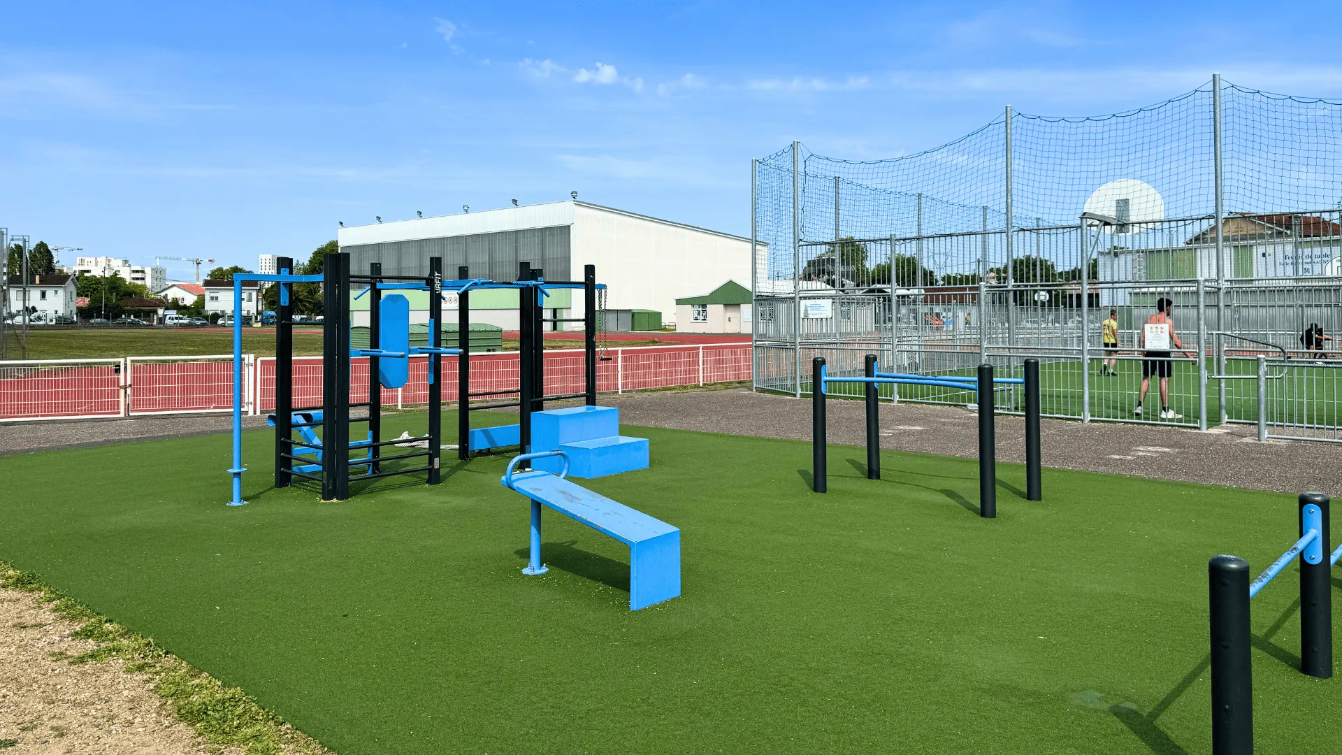 Aire de fitness installée à Bègles (33)