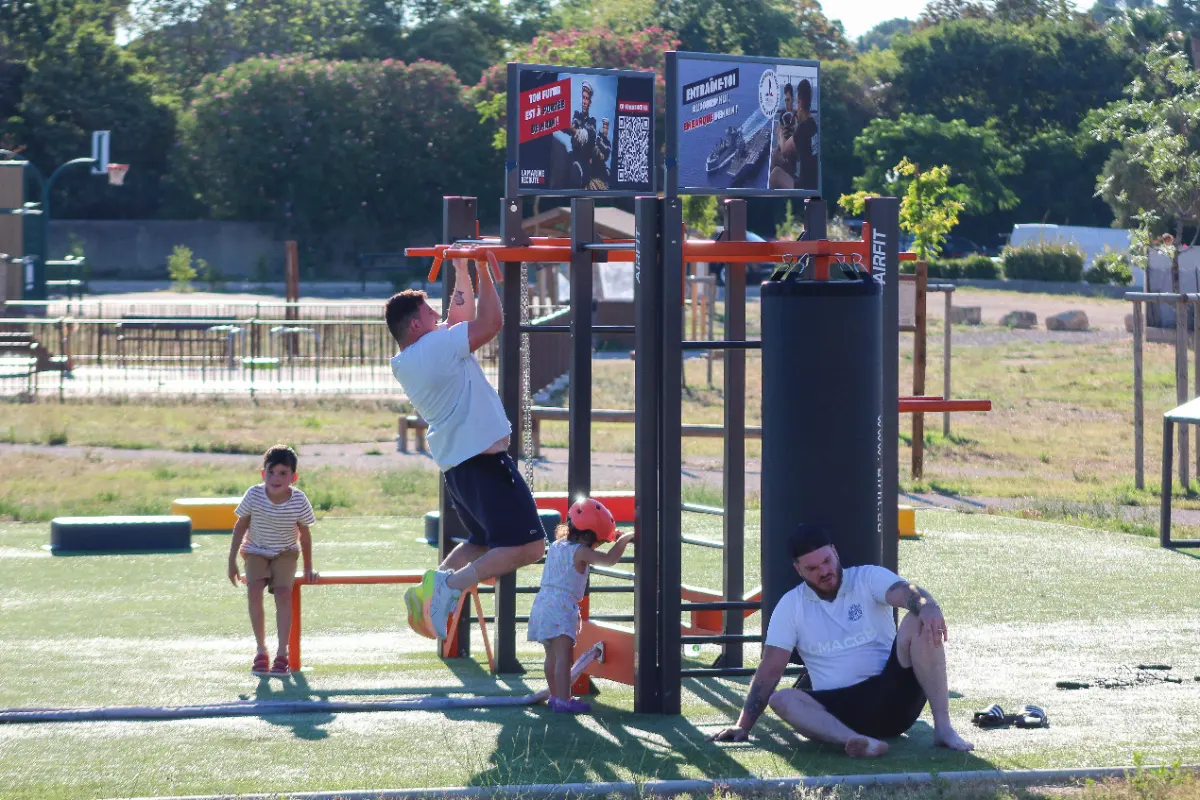 Aire de fitness en plein air AirFit à Névian