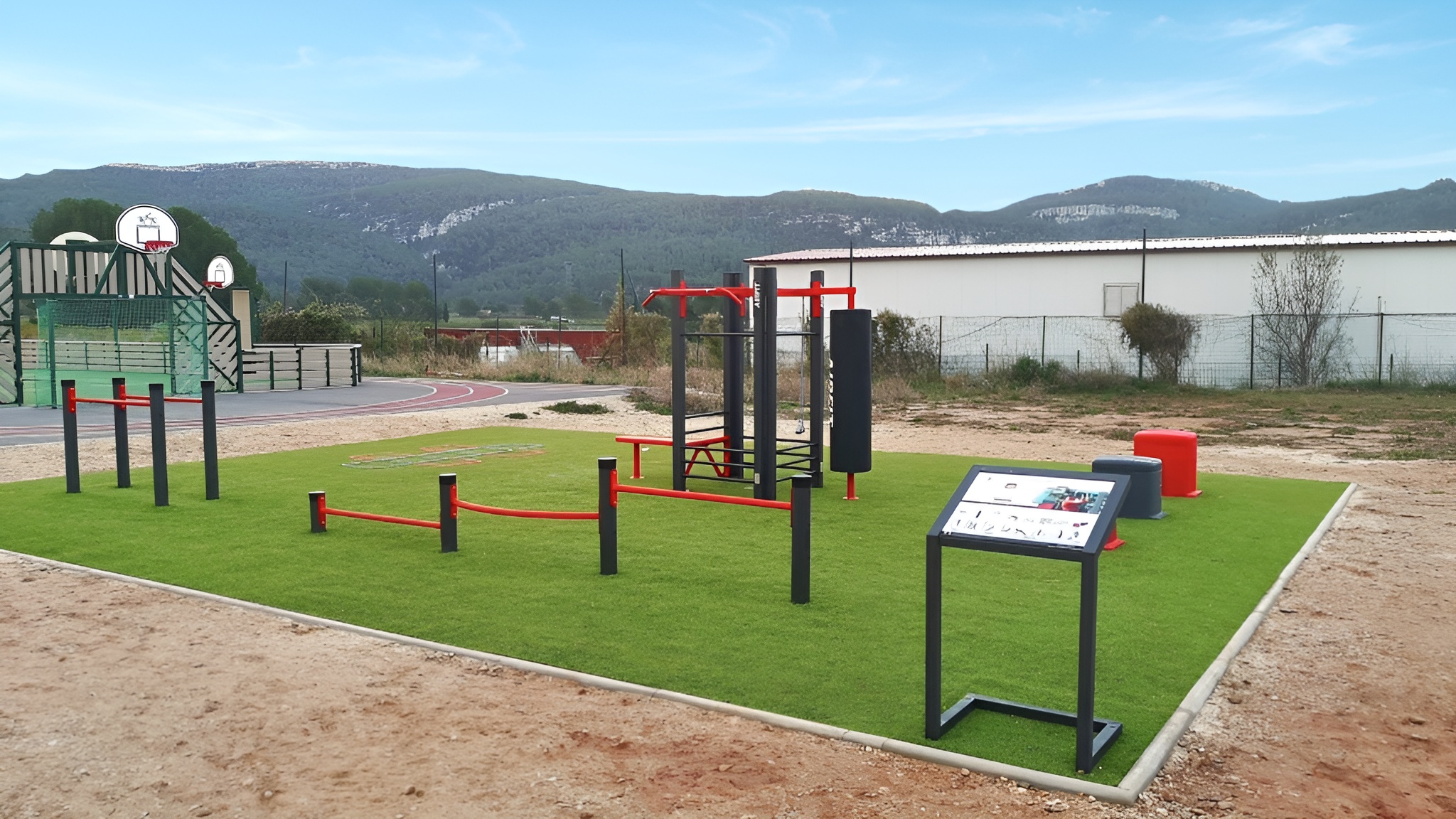 Aire de fitness en plein air AirFit à Cuges-les-Pins