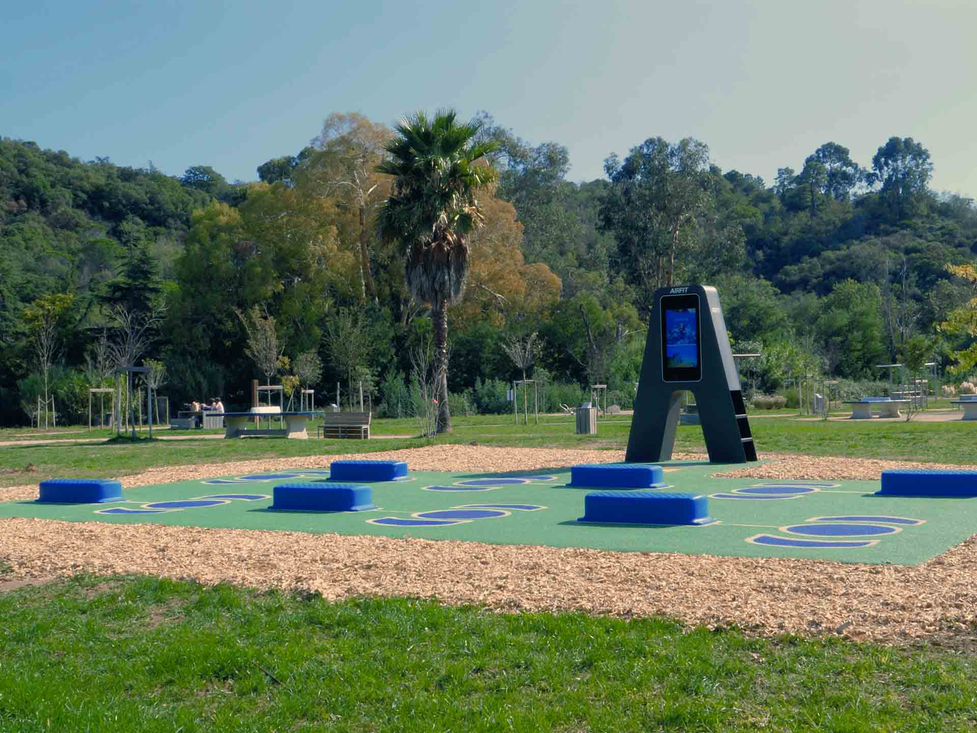 Le plateau sportif de l'Arena AirFit au Parc de l'Argentière à Mandelieu-la-Napoule