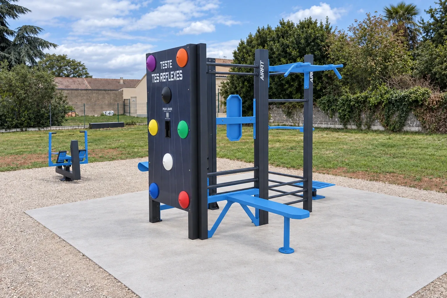 Mur cognitif AirFit installé à Biard