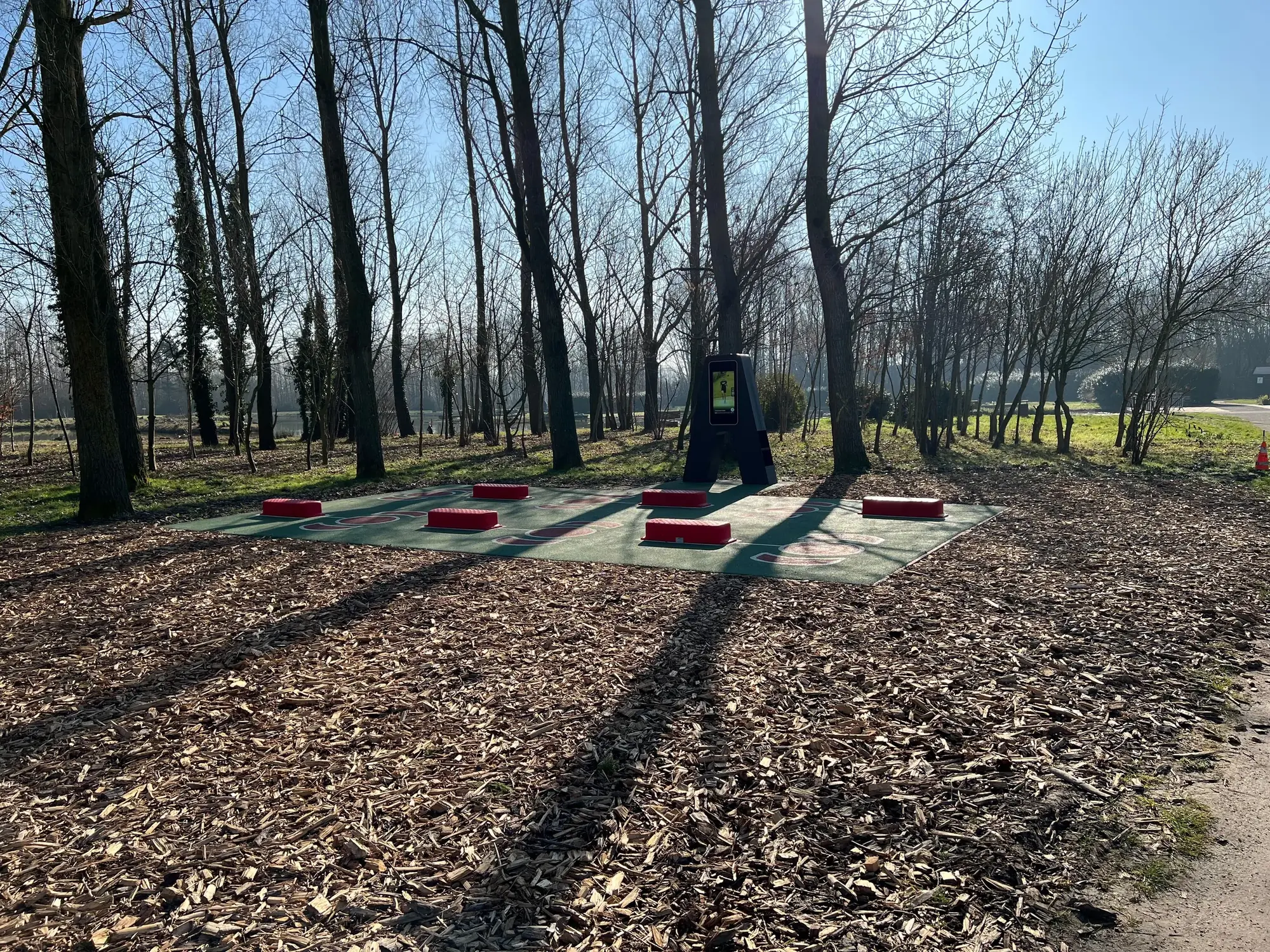 Arena AirFit dans le sous-bois du parc Galamé à Loon-Plage