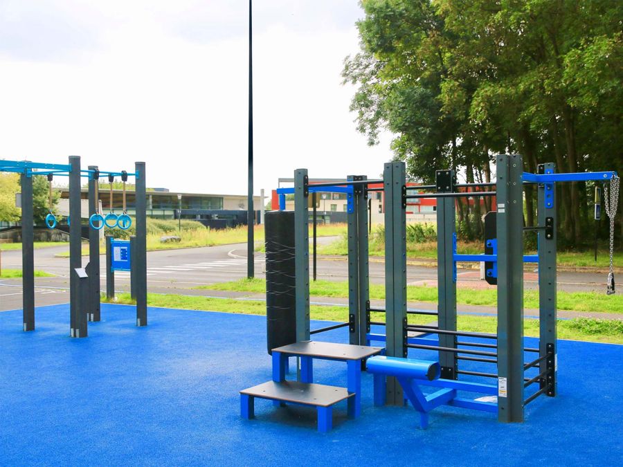 Aire de fitness AirFit à l'Université Polytechnique Hauts-de-France, Valenciennes