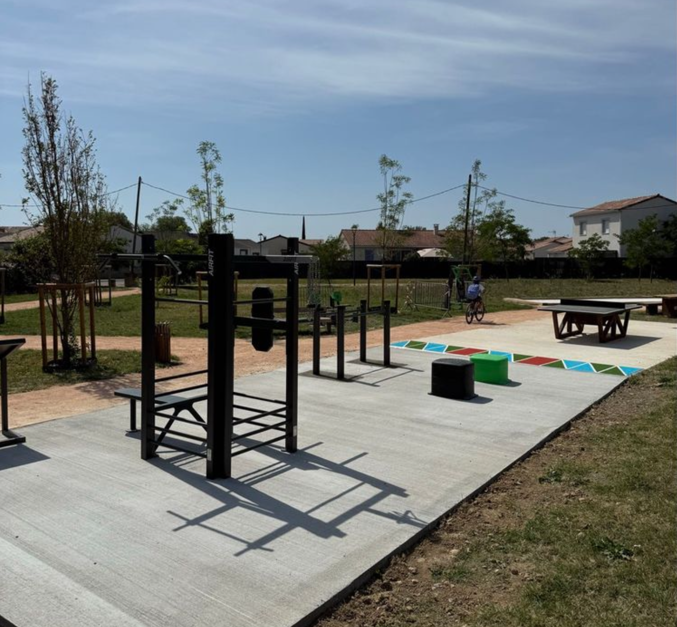 Aire de fitness extérieure AirFit installée à Labarthe-sur-Lèze
