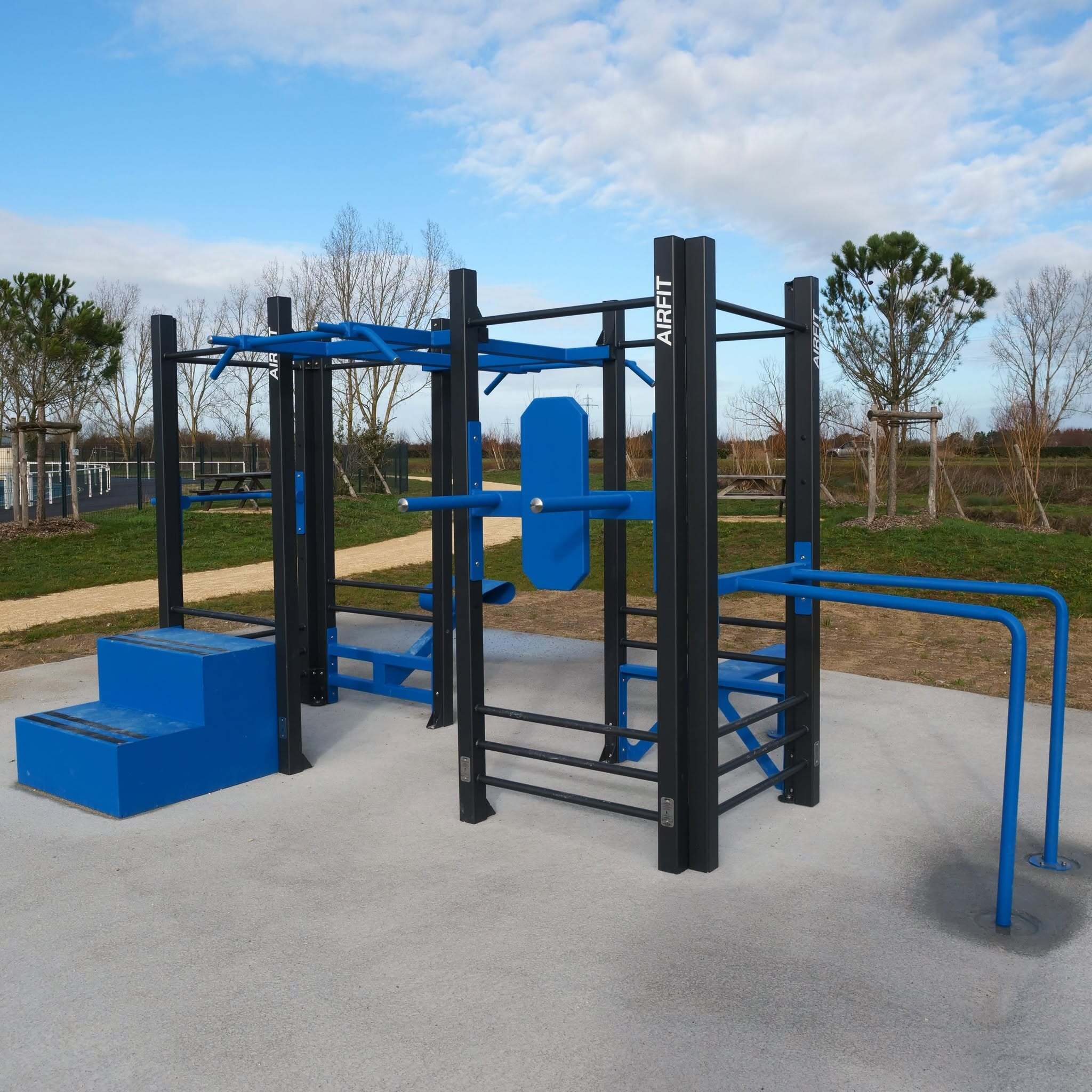 Aire de fitness extérieure AirFit installée à Saint-Jean-de-Monts