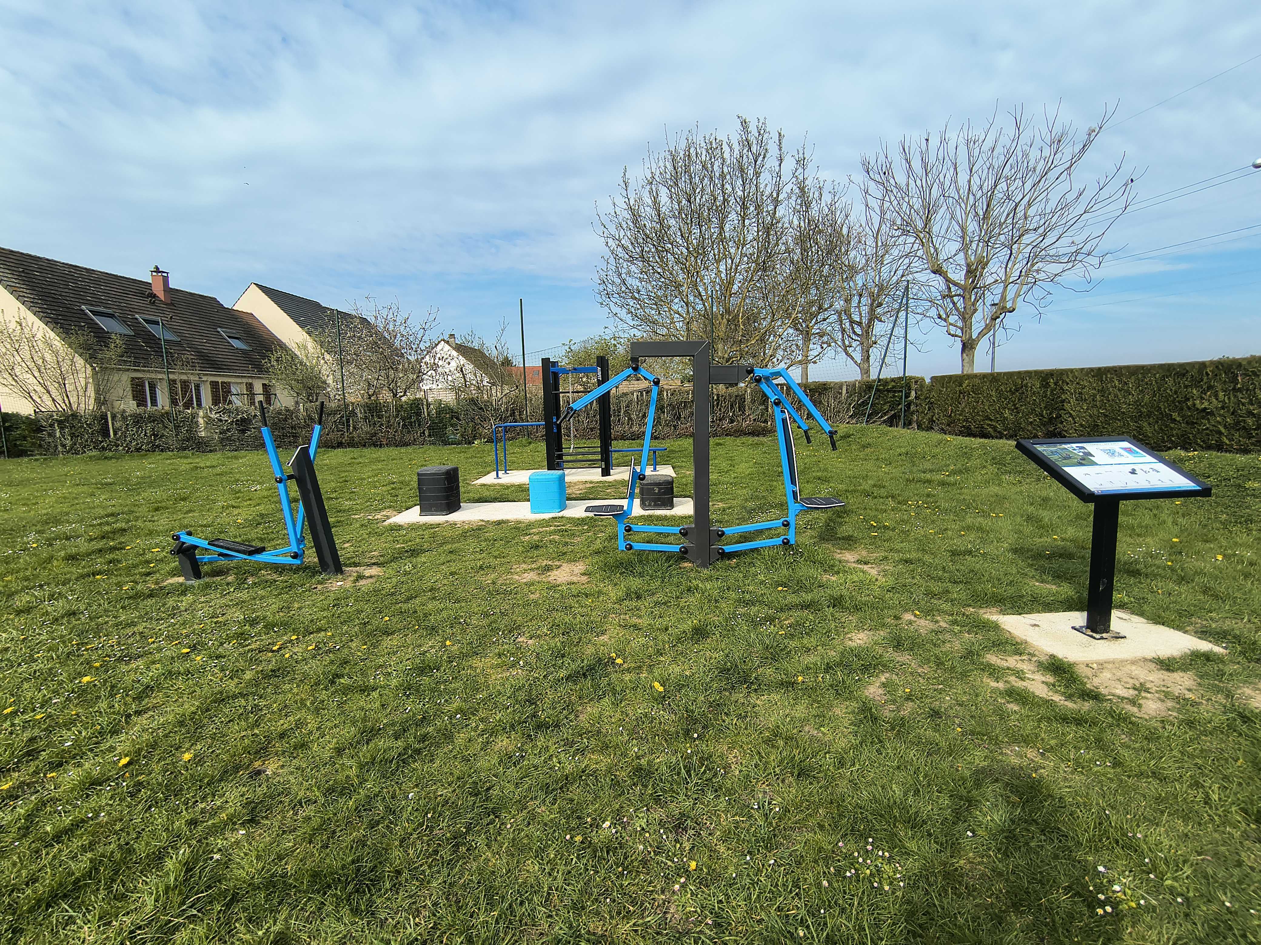 Aire de sport extérieure AirFit dans la commune de Voisenon (77)