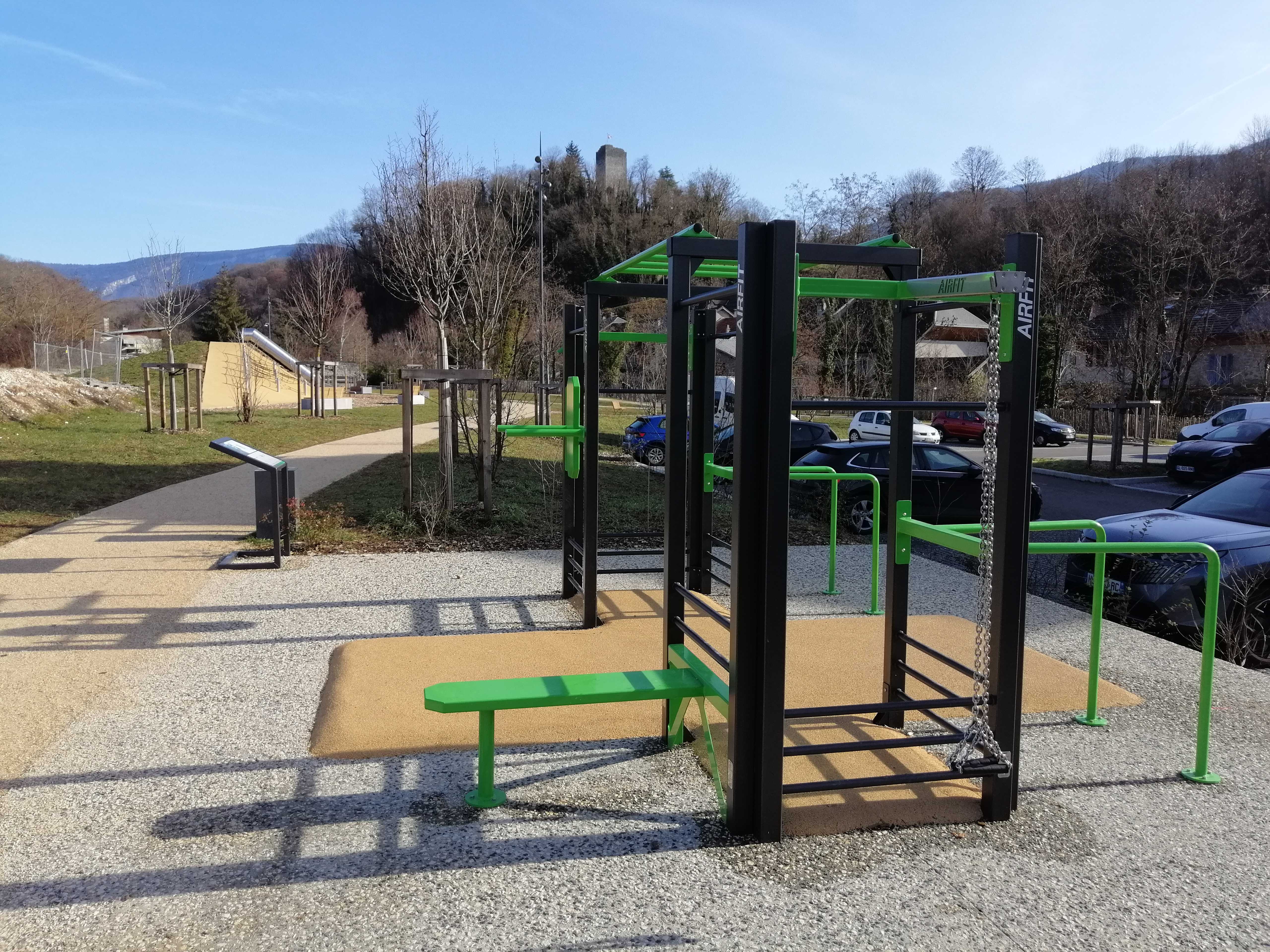 Aire de fitness extérieure AirFit installée à Grésy-sur-Aix — vue 4