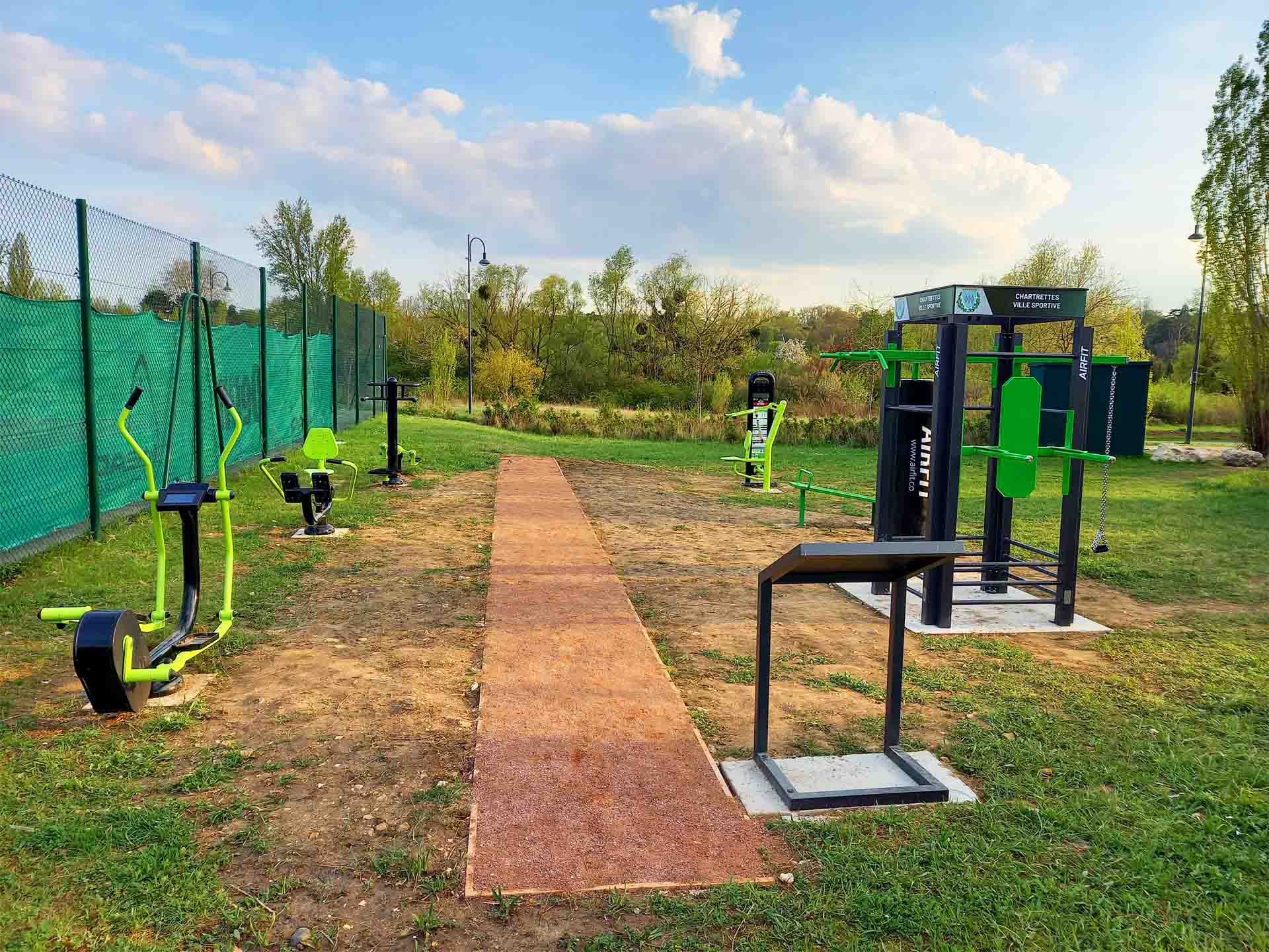 Aire de fitness en extérieur d'AirFit à Chartrettes