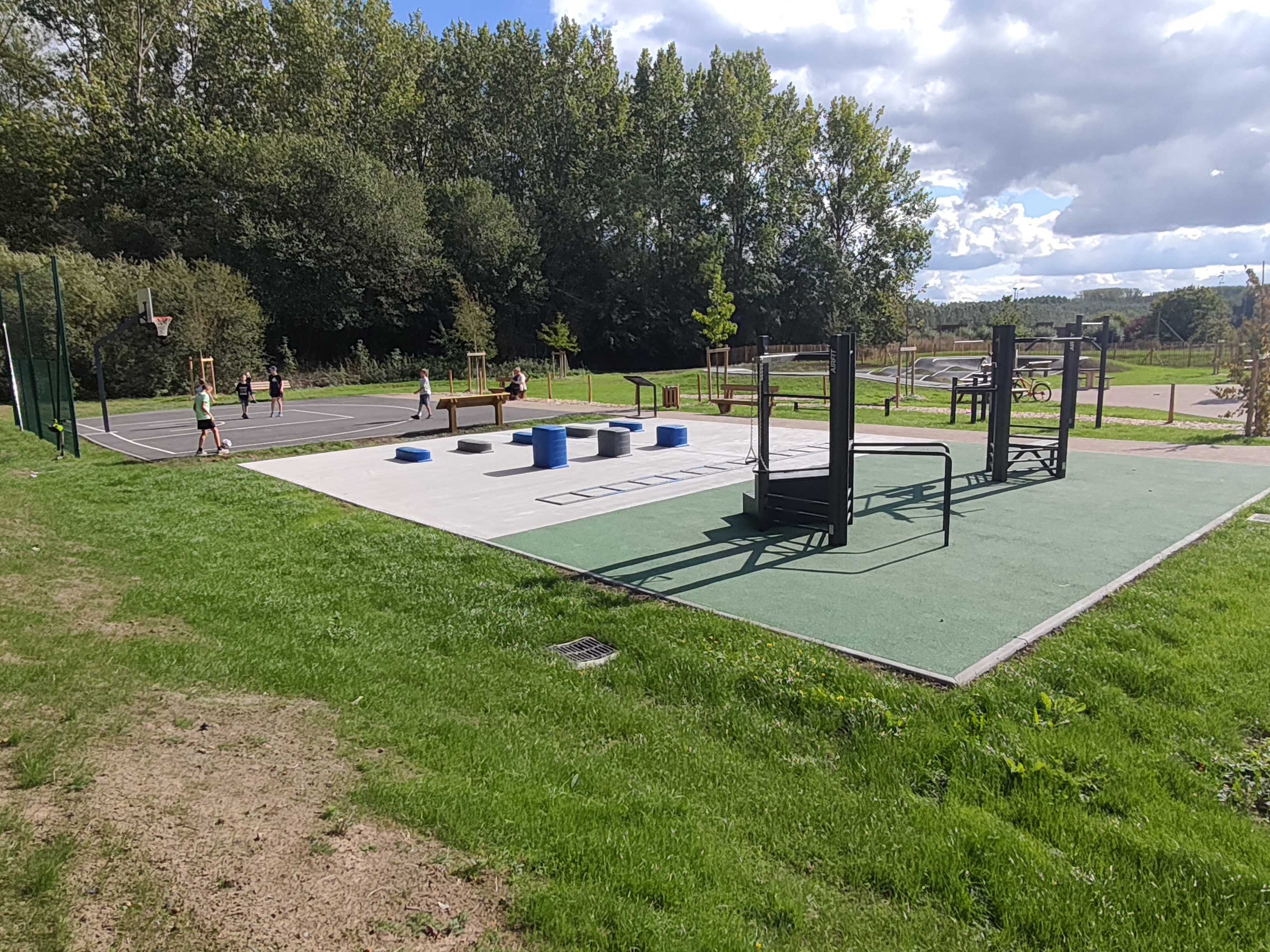 Espace sportif en plein air aménagé par AirFit à Wannehain