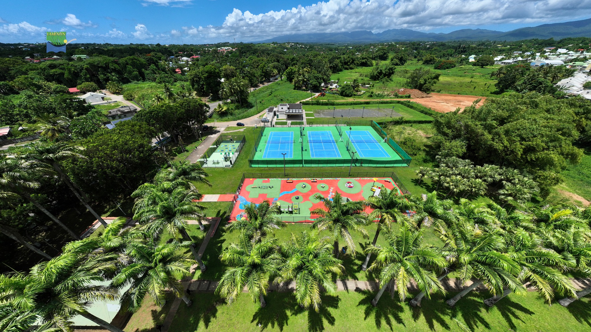 Aire de sport extérieure AirFit en Guadeloupe, commune du Lamentin