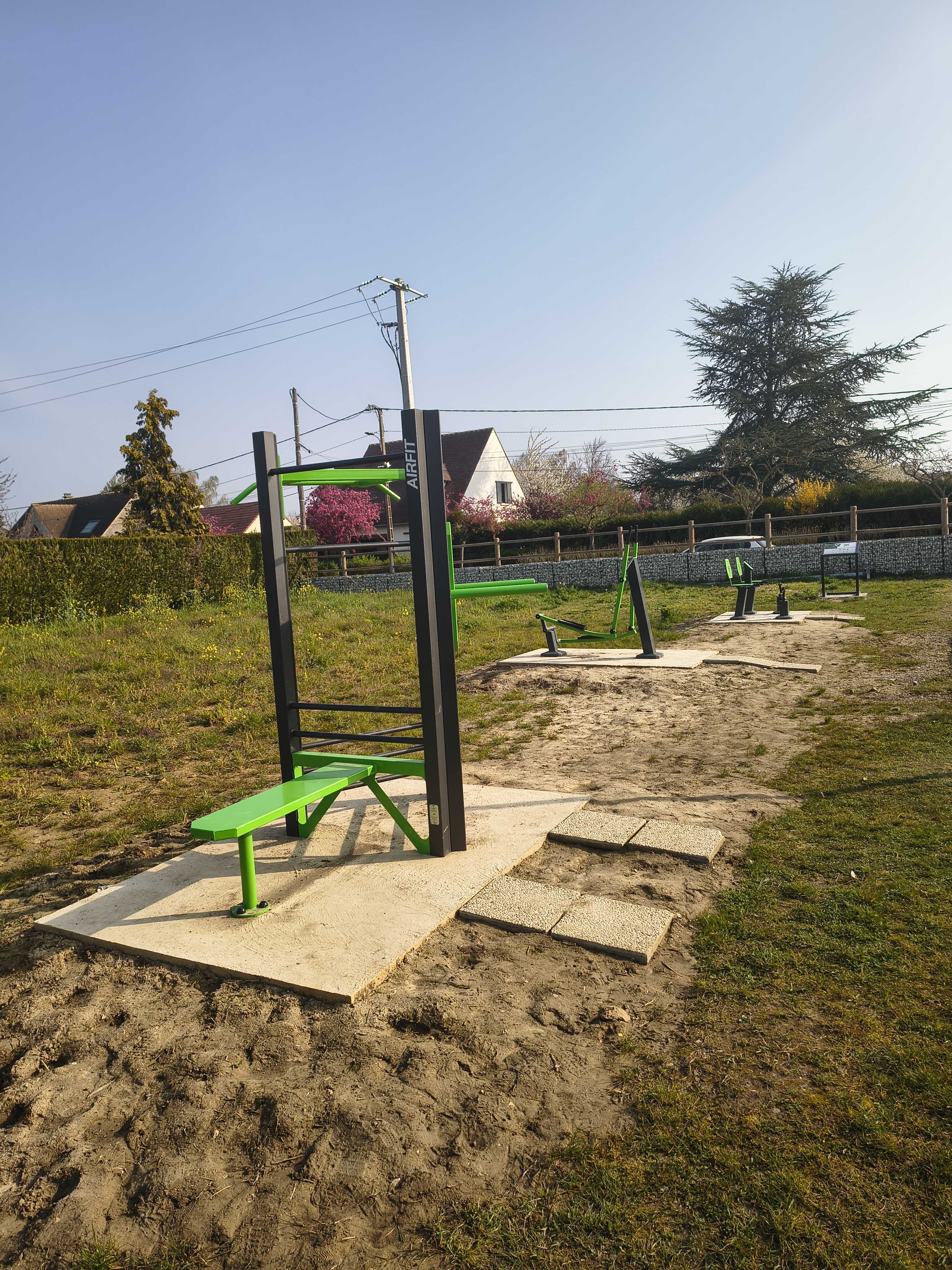 Agrès de fitness extérieur AirFit à Chapet