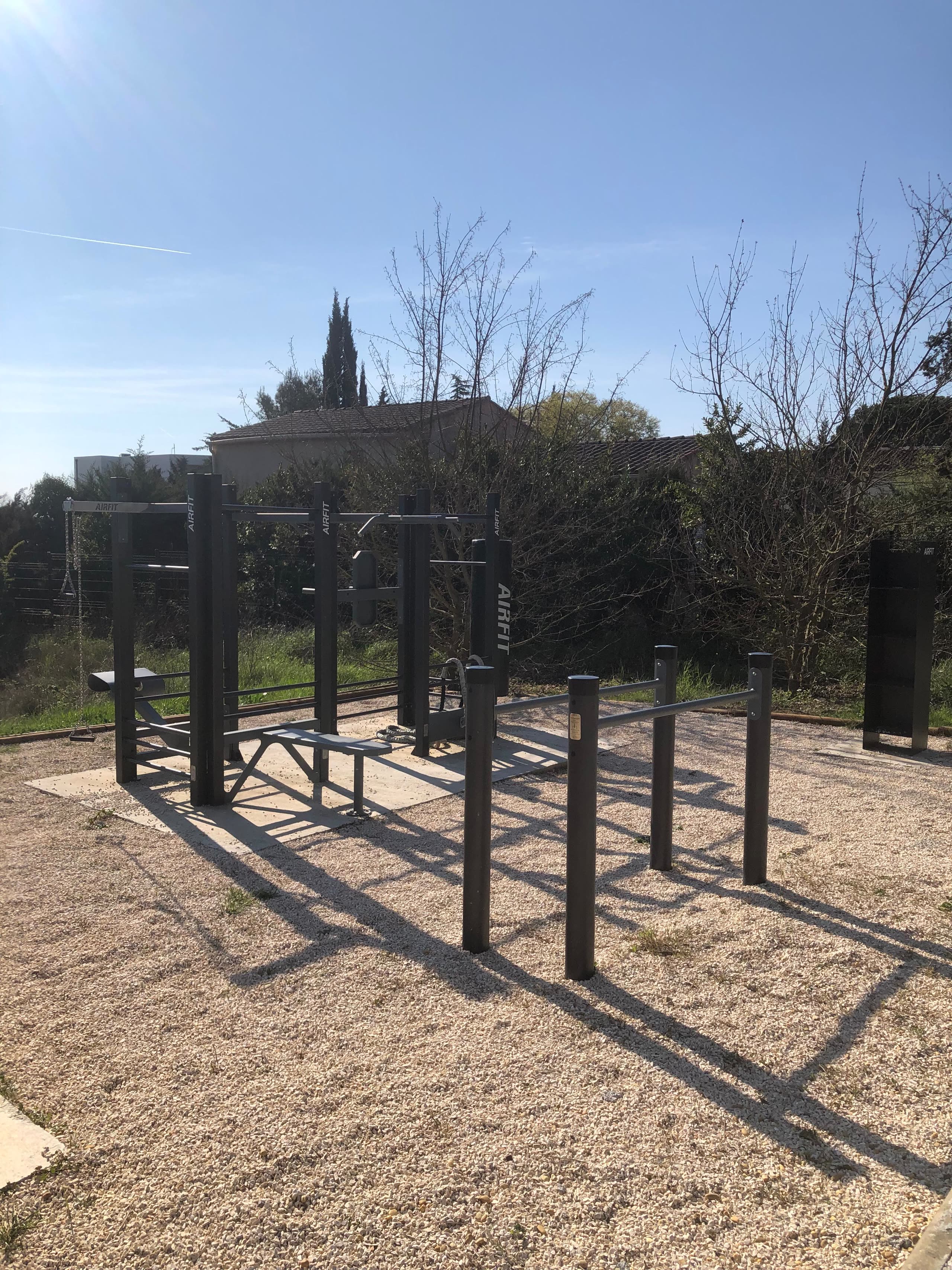 Structure de street-workout AirFit au BTP CFA Gard