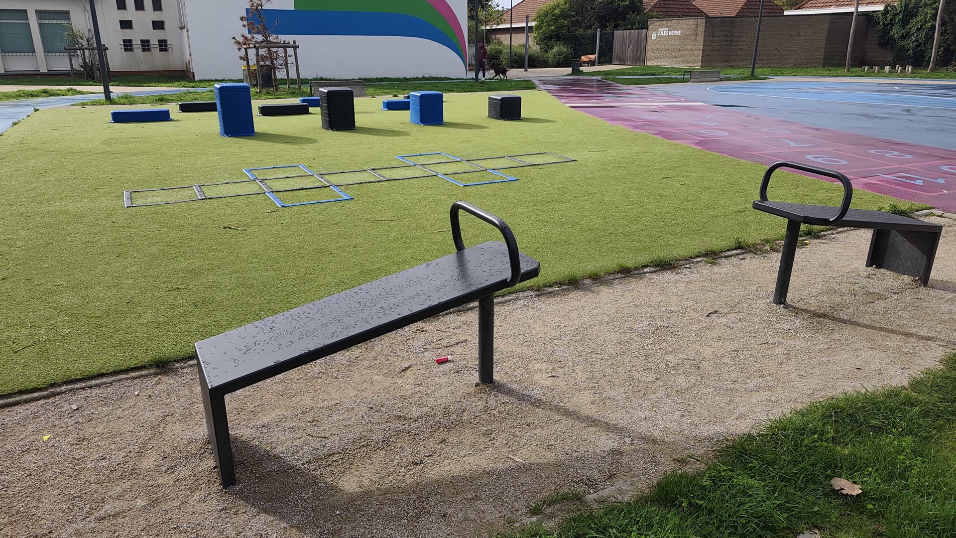 Aire de fitness extérieure AirFit installée à Dunkerque, dans le Nord