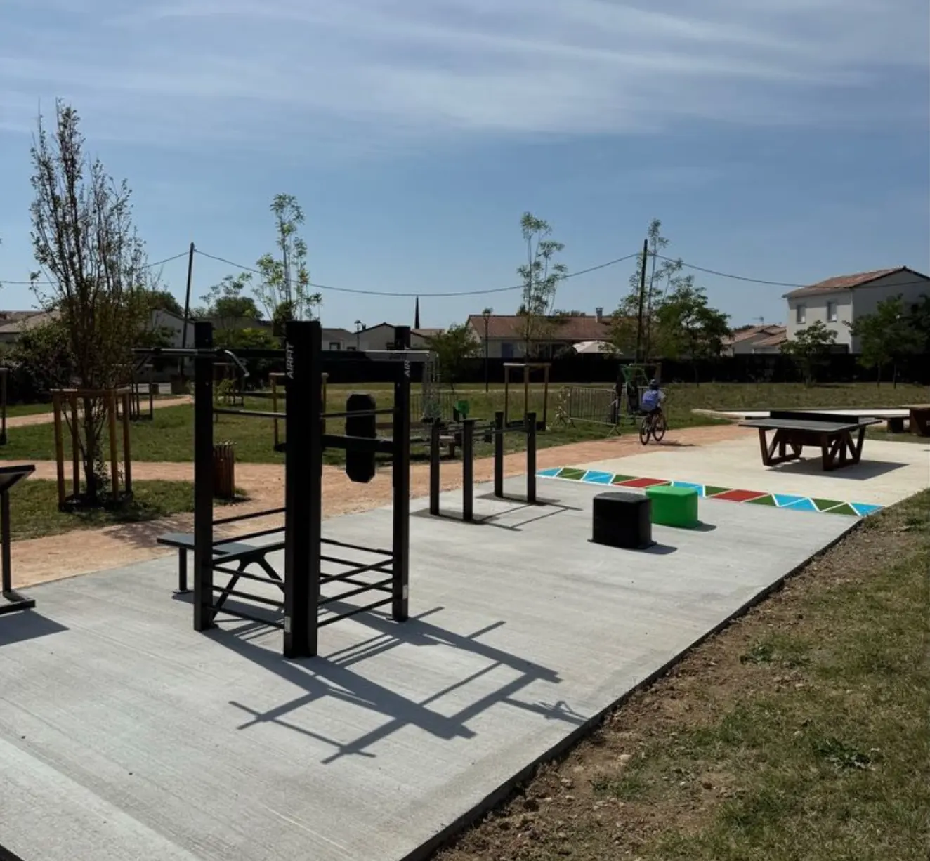 Aire de fitness extérieure AirFit installée à Labarthe-sur-Lèze