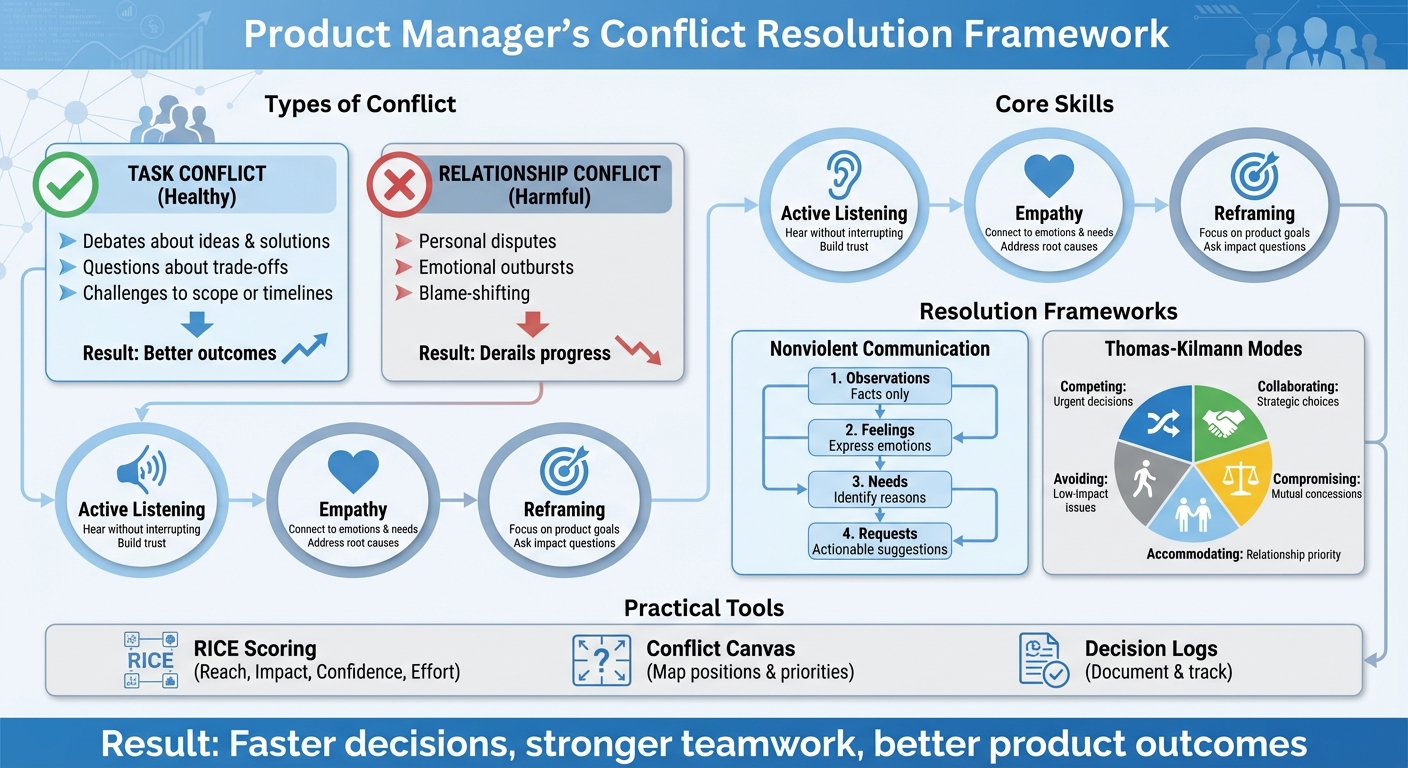 Product Manager Conflict Resolution Framework: 4-Step Process