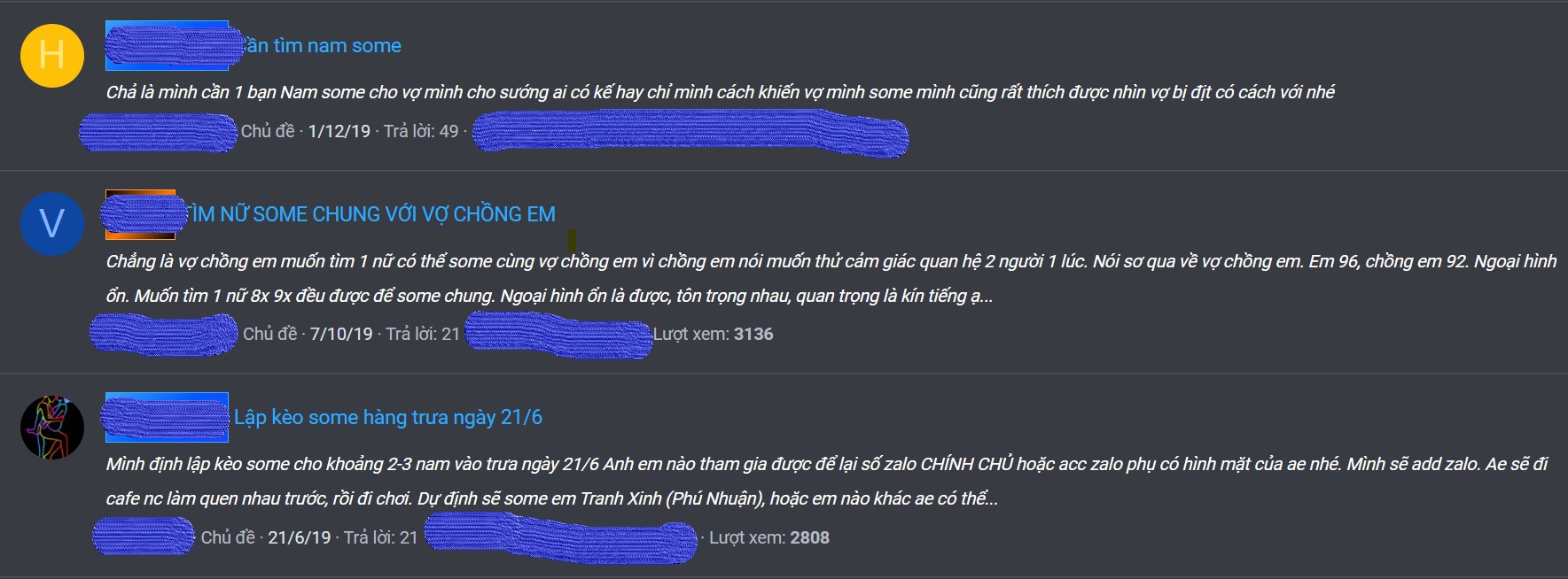 Threesome là gì? tìm kiếm trên Internet