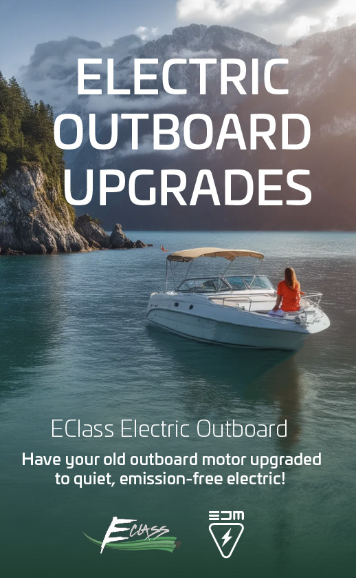 Electric Outboard motor upgrade - ECLass - Electric Dream Machine