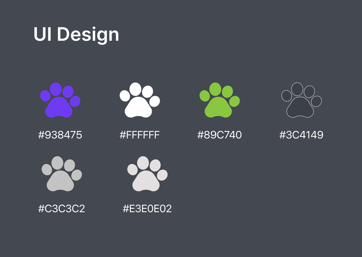 Mobile app UI design