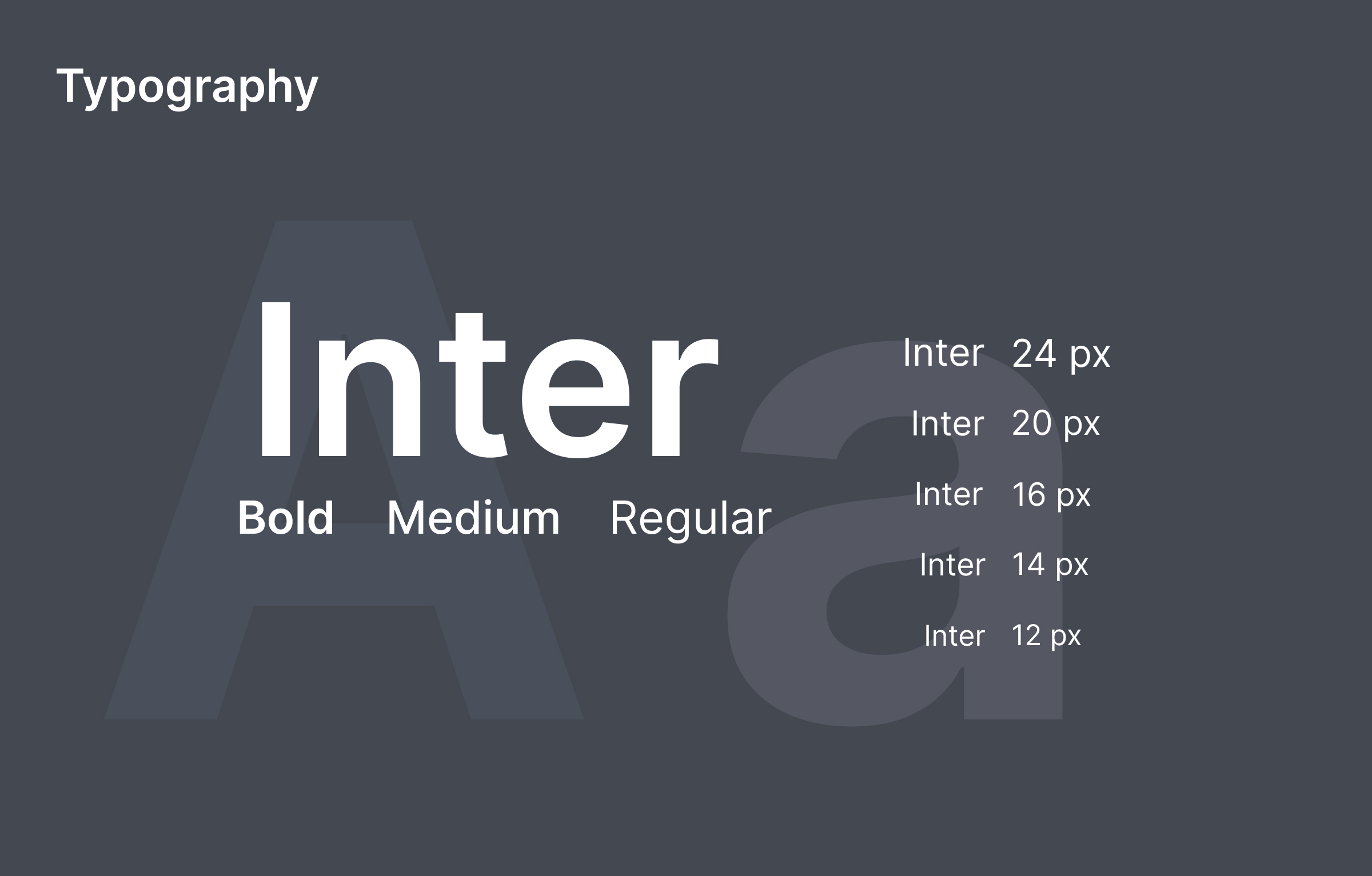 Mobile app typography