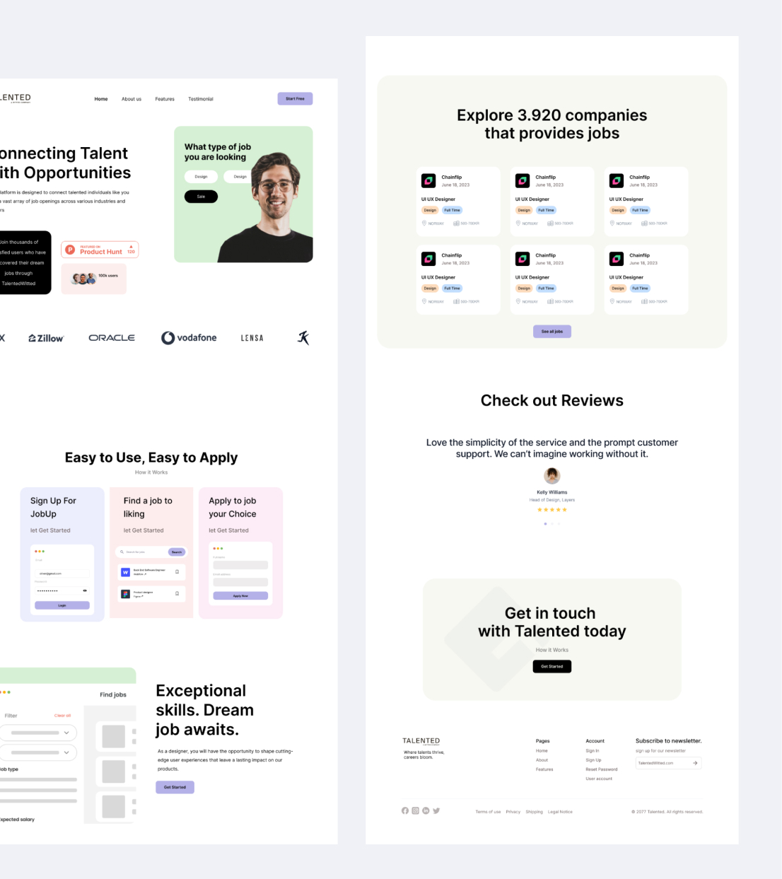 Talented web design