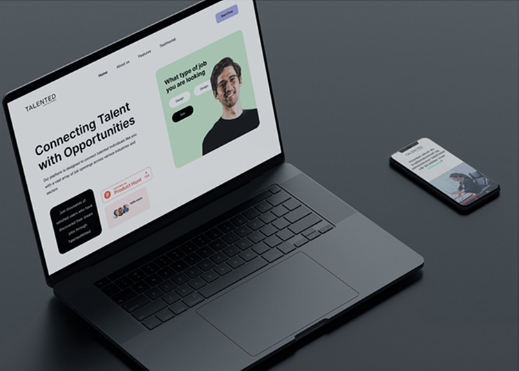 A stunning website for a recruiters company