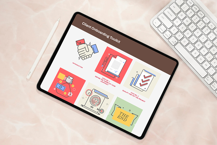 Client onboarding toolkit ipad