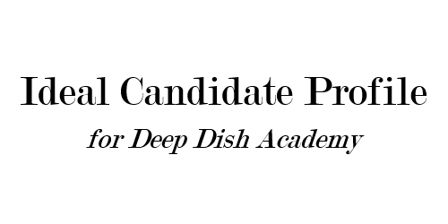 The ideal candidate profile