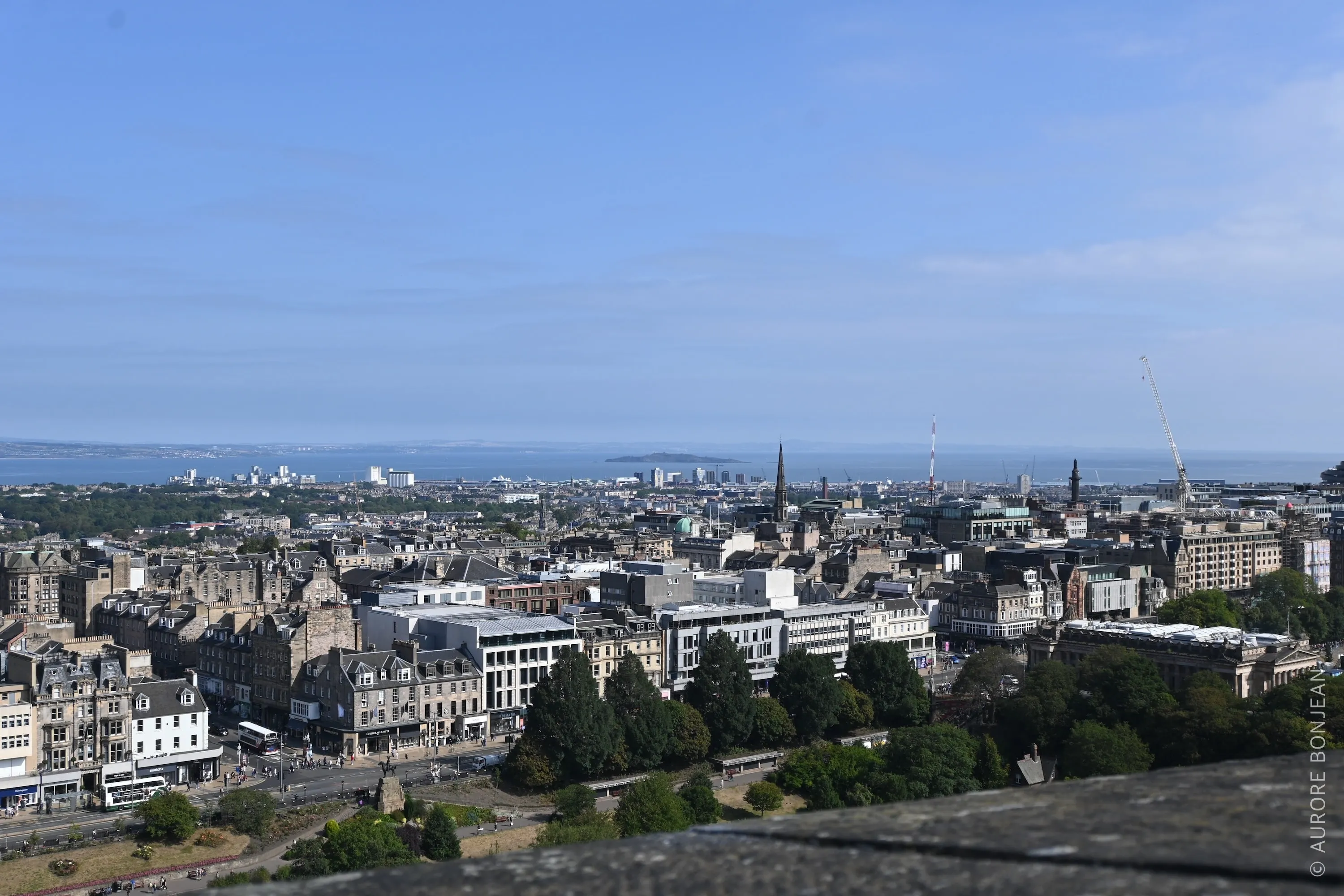 Vue depuis le Château d'Édimbourg