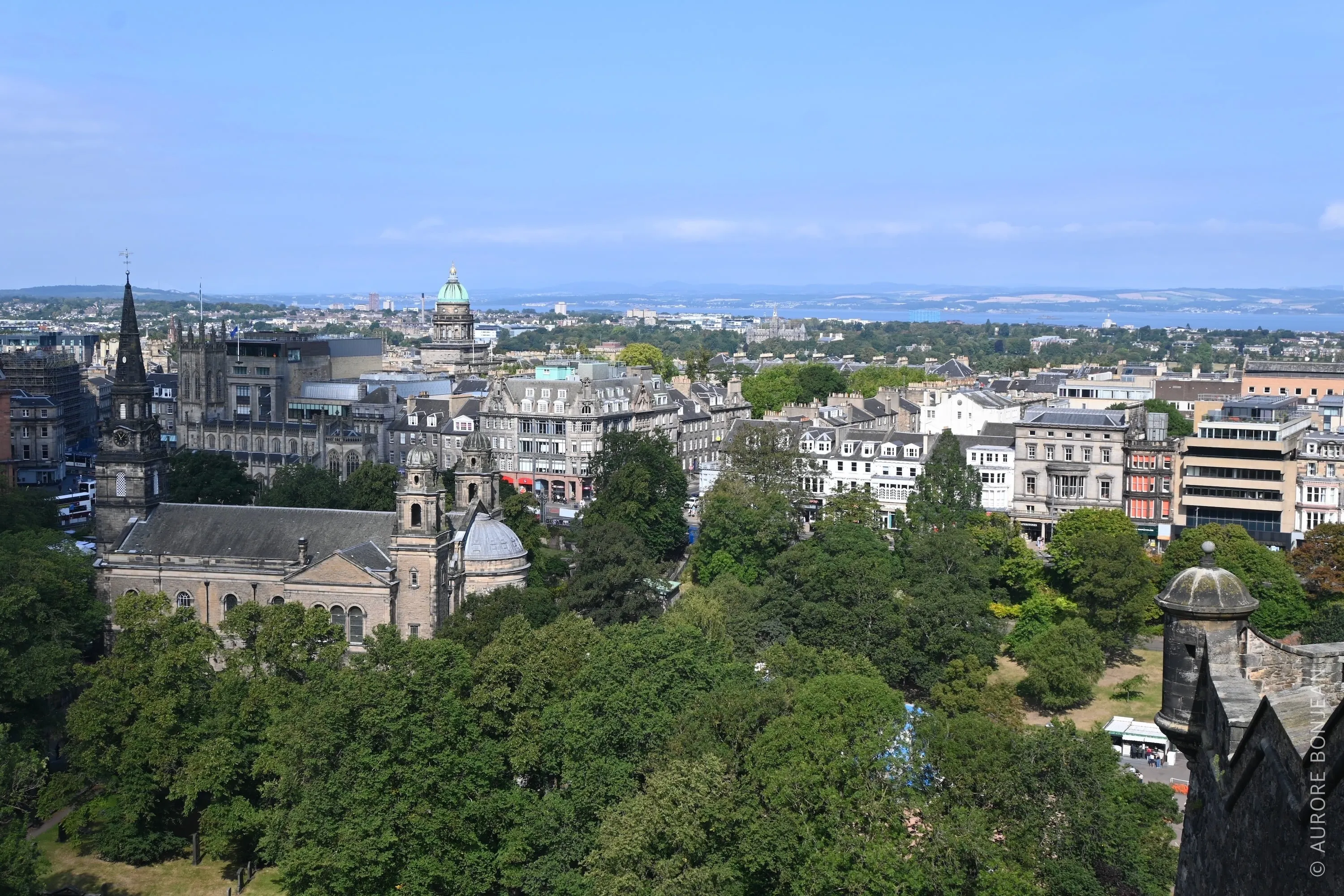 Vue depuis le Château d'Édimbourg
