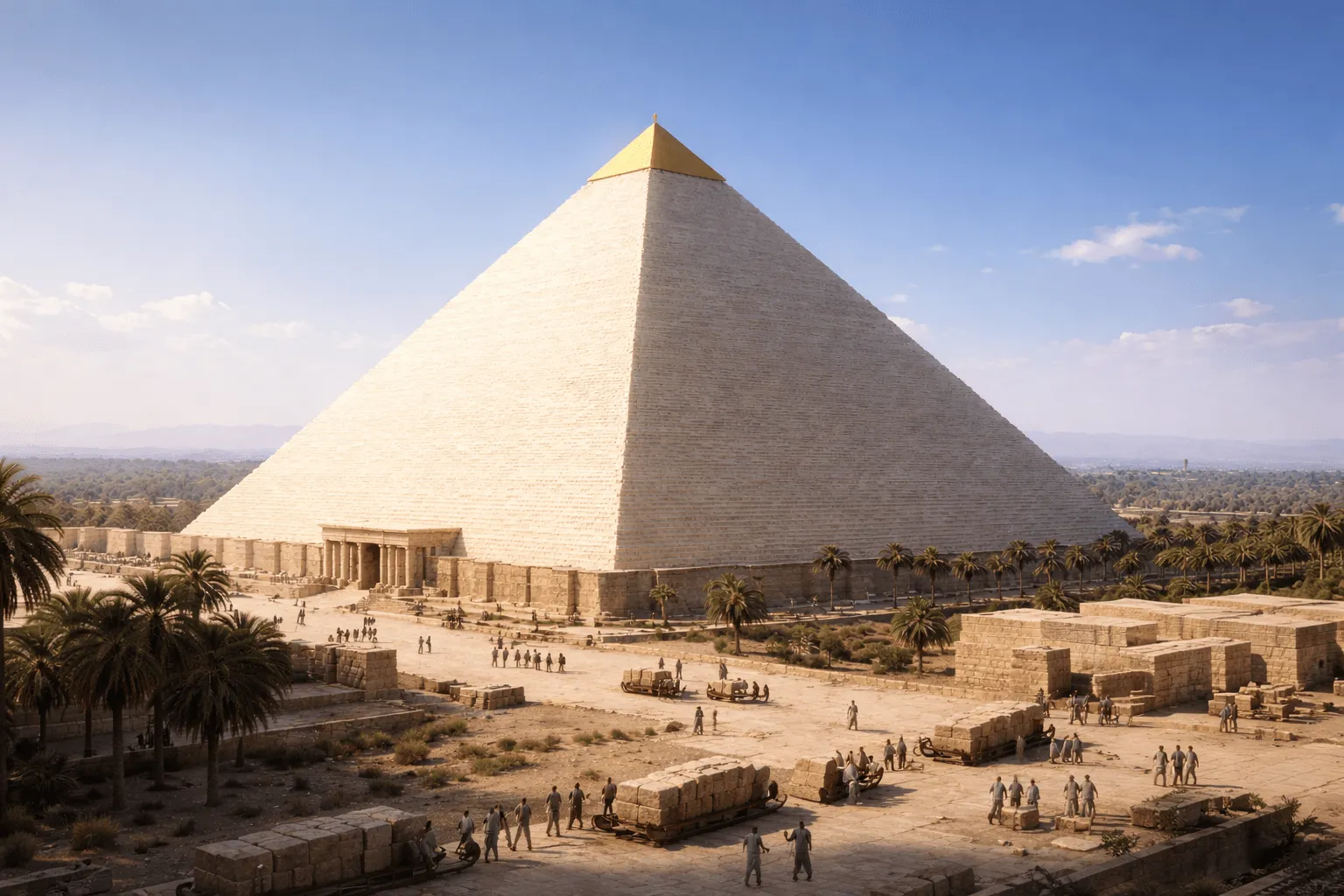 La grande pyramide de Gizeh