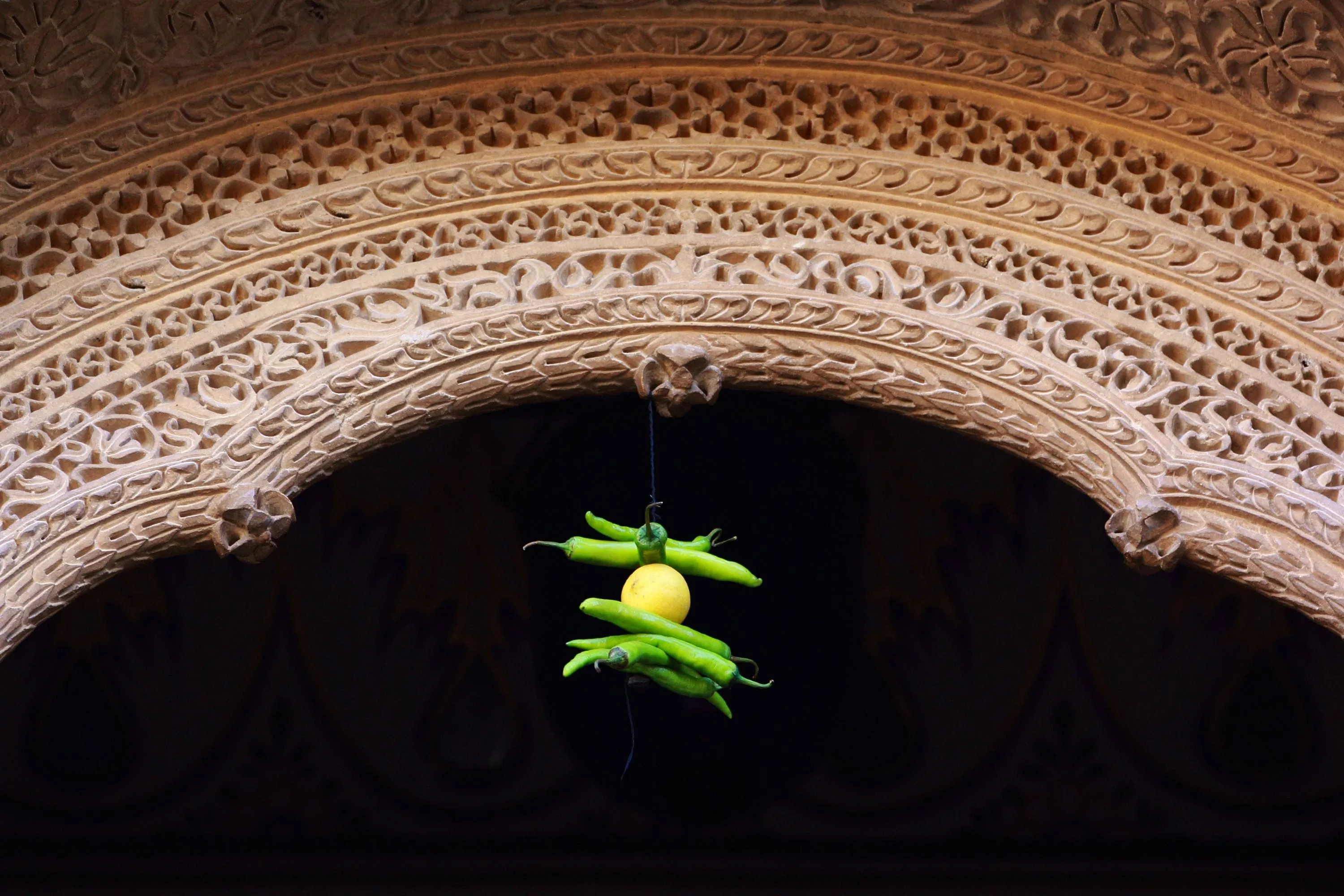 Les citrons et les piments en Inde