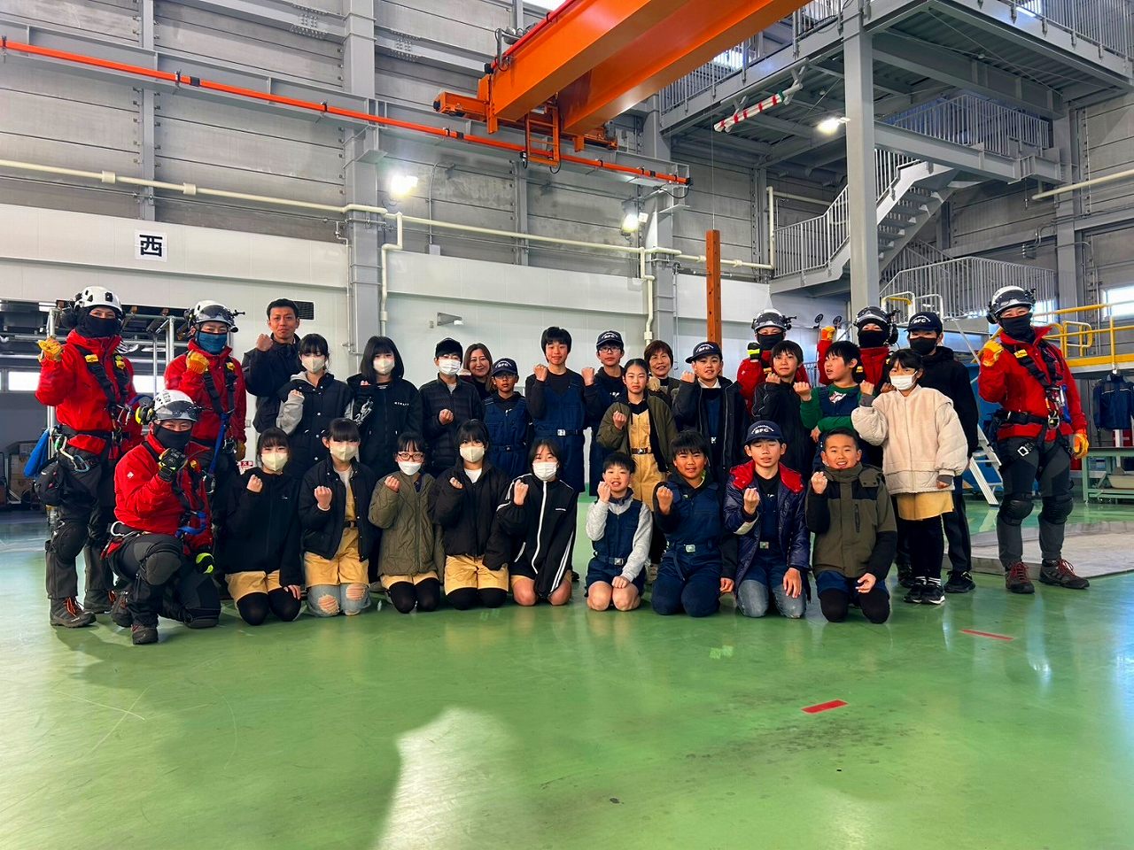 立花】少年消防クラブ視察研修を実施