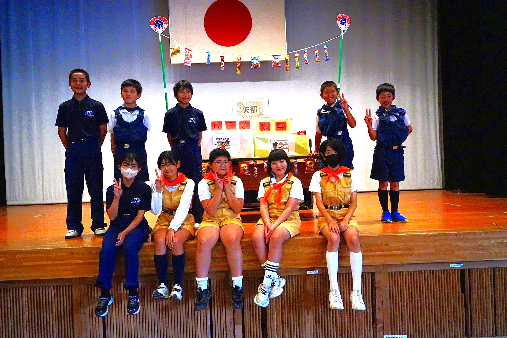 【矢部】八女市矢部少年消防クラブ夏季研修実施！