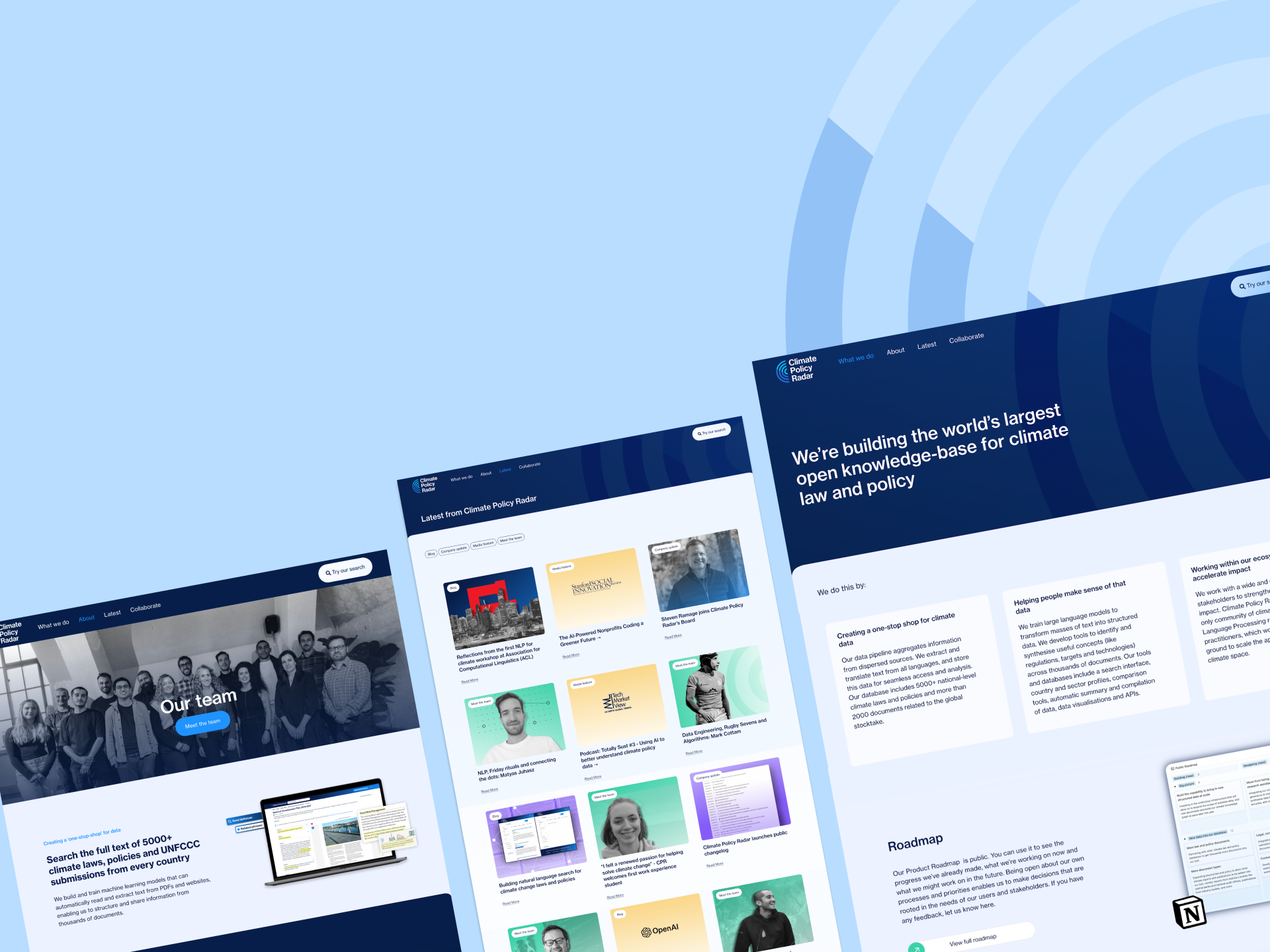 A digital home for the world’s largest climate policy knowledge-base 