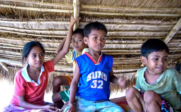 Orphan children in Thailand from an earlier project.