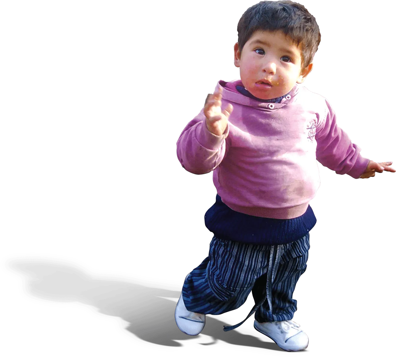 Argentinian toddler from Luz Esperanza Pureza.